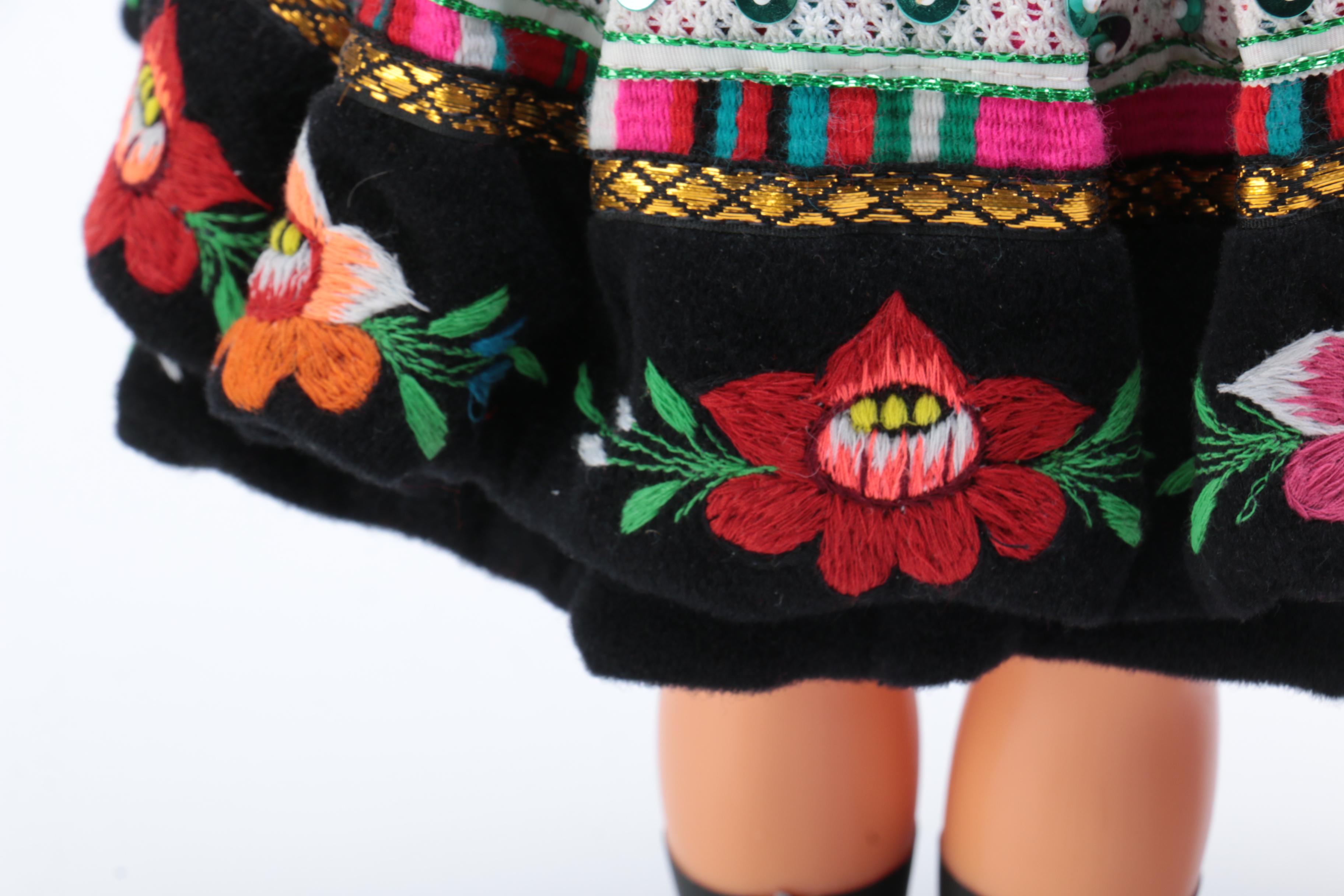 Collection of Three Polish Themed Dolls