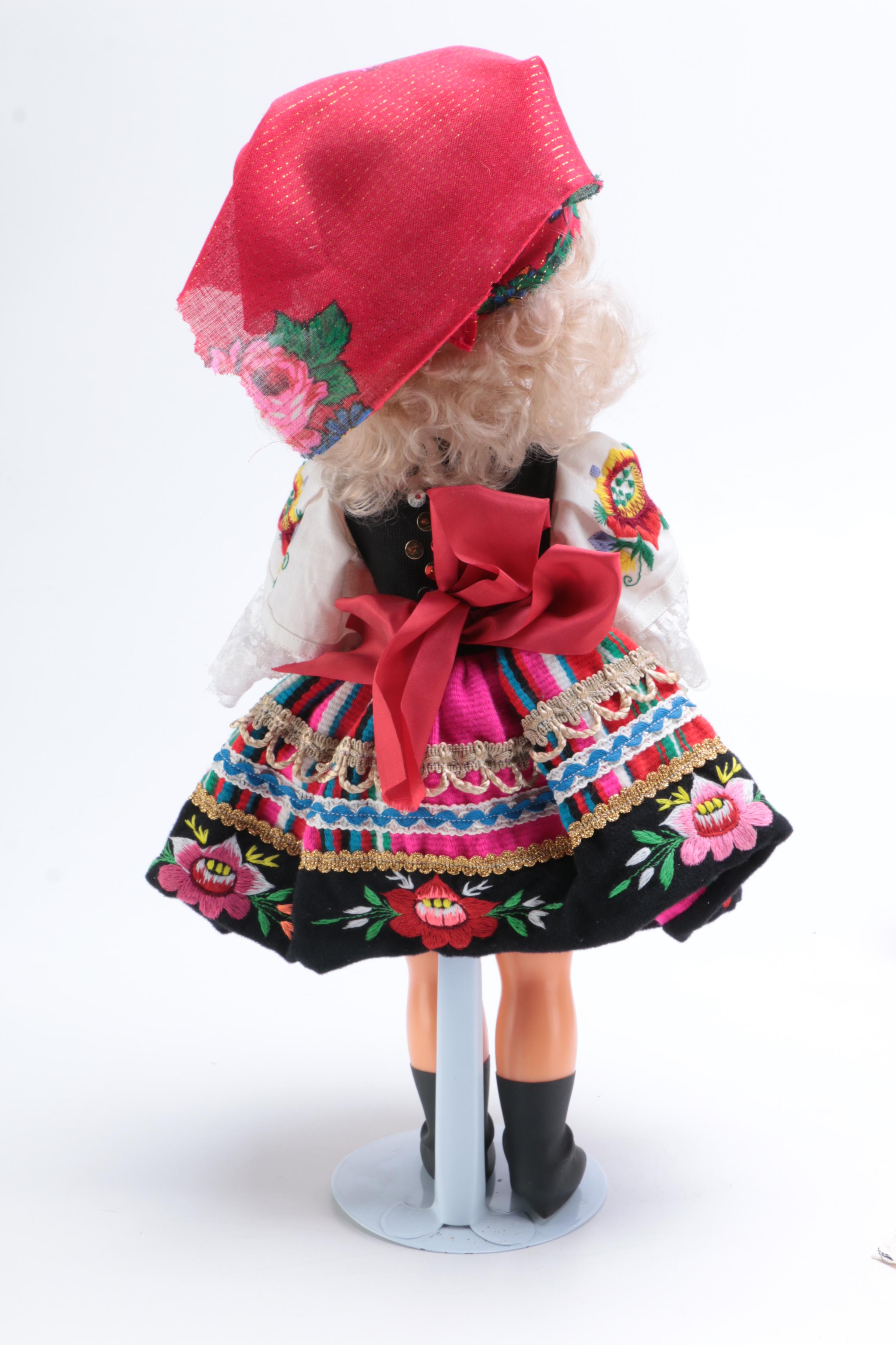 Collection of Three Polish Themed Dolls