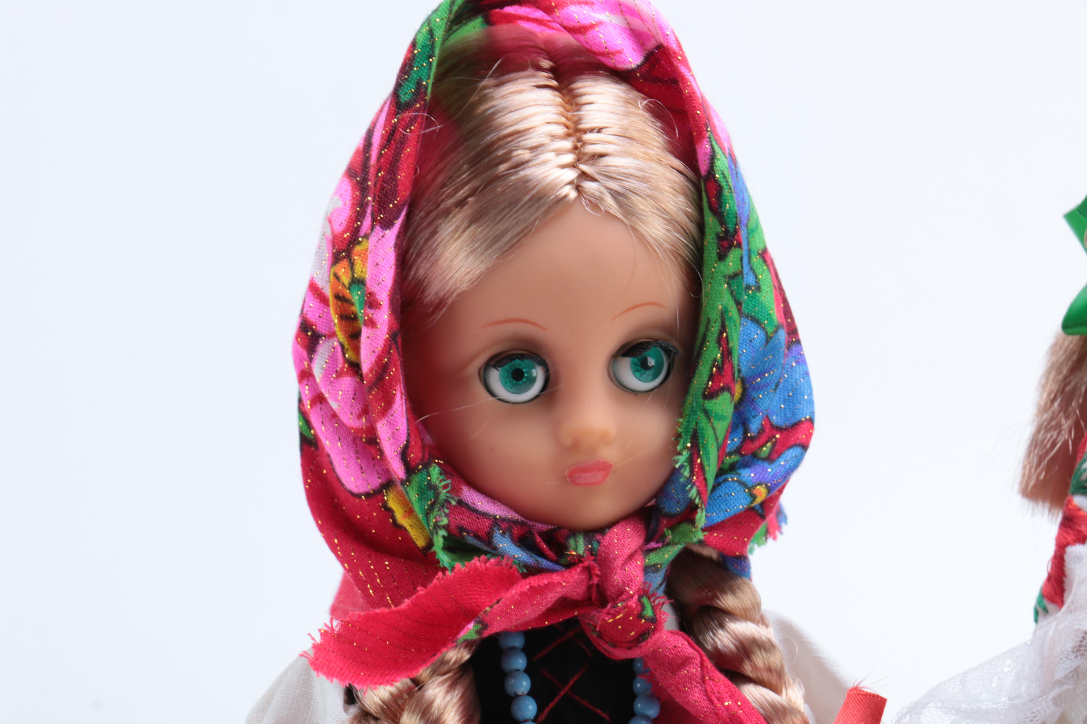 Collection of Three Polish Themed Dolls