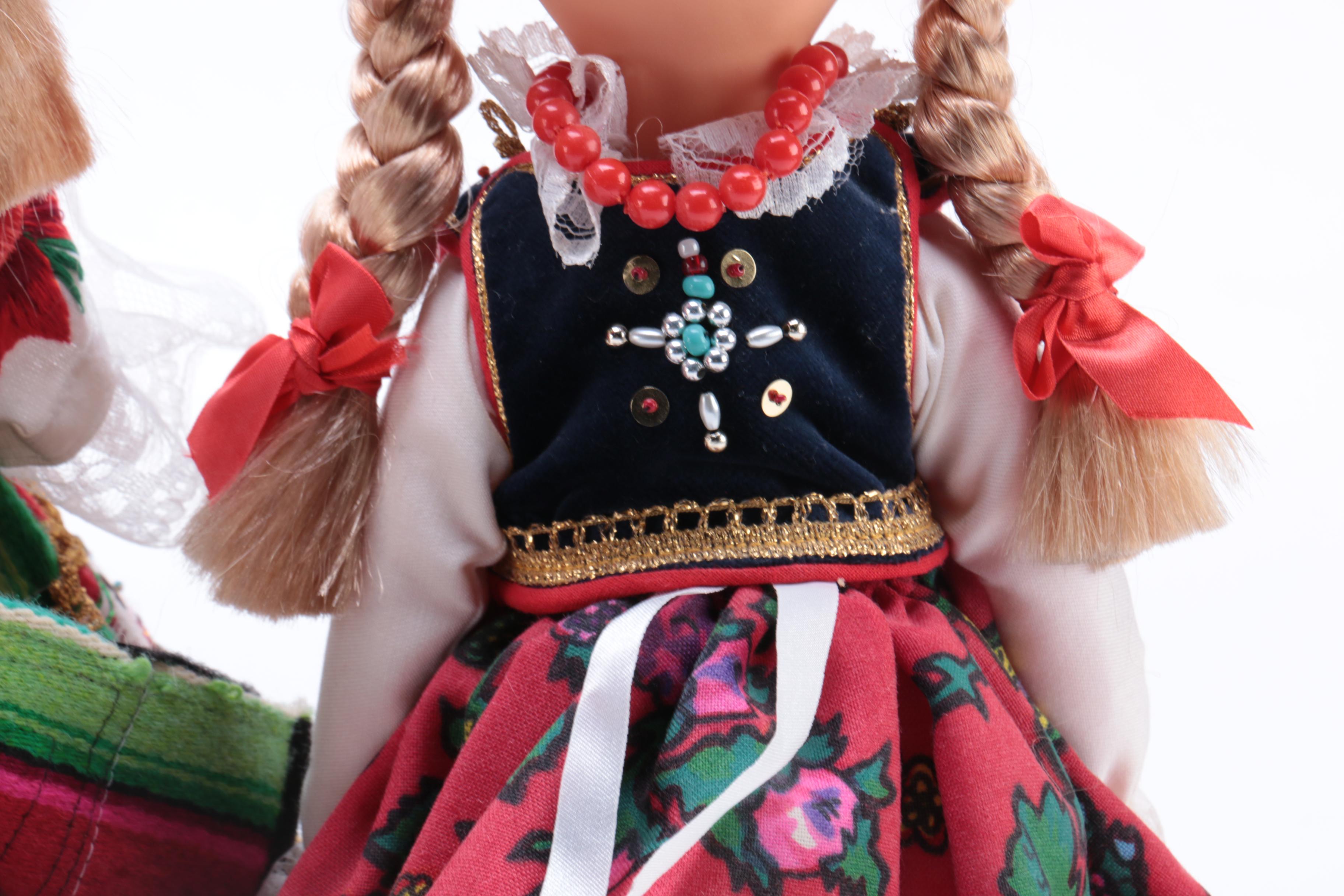 Collection of Three Polish Themed Dolls