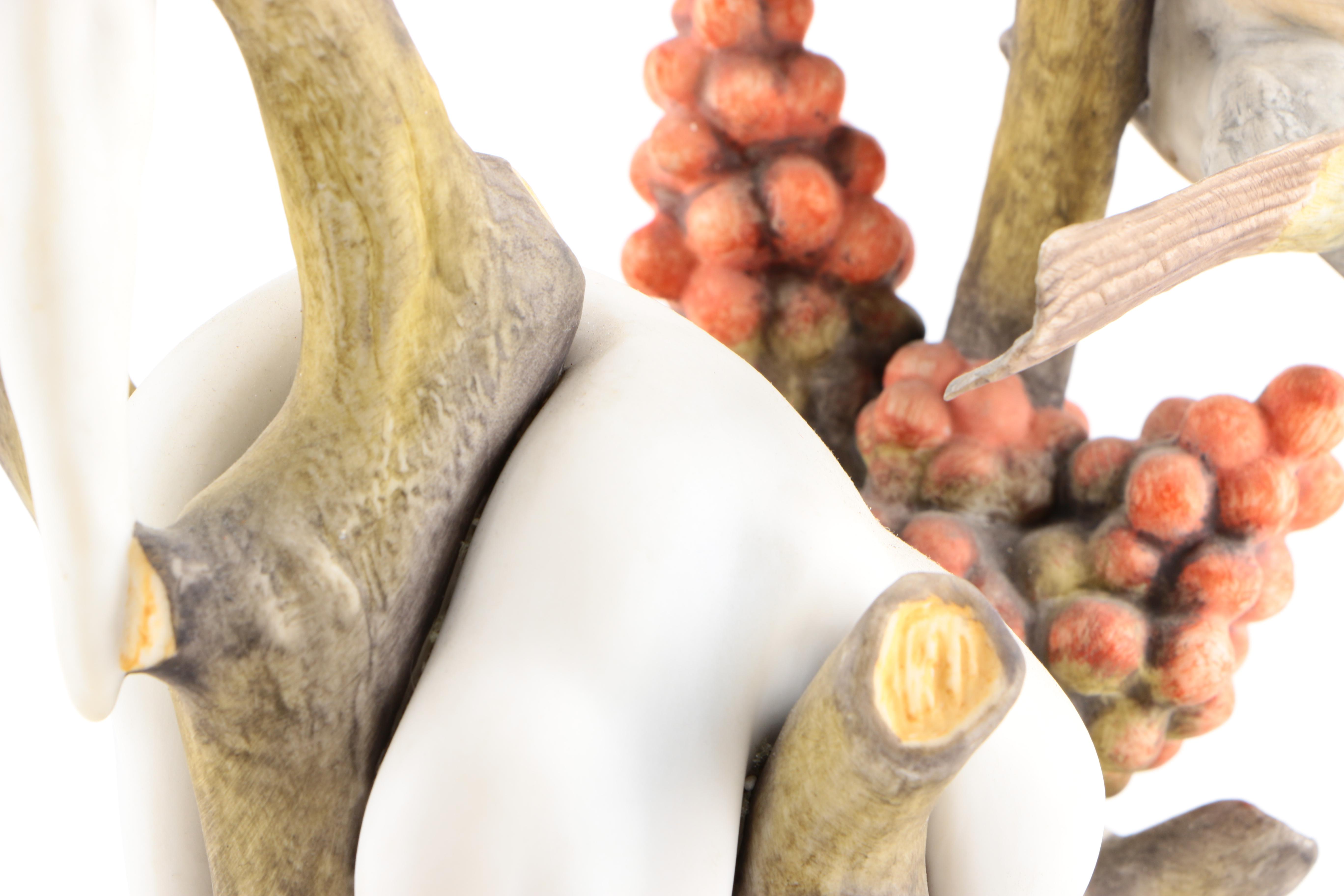 Boehm Porcelain "Tufted Titmice" Figurine