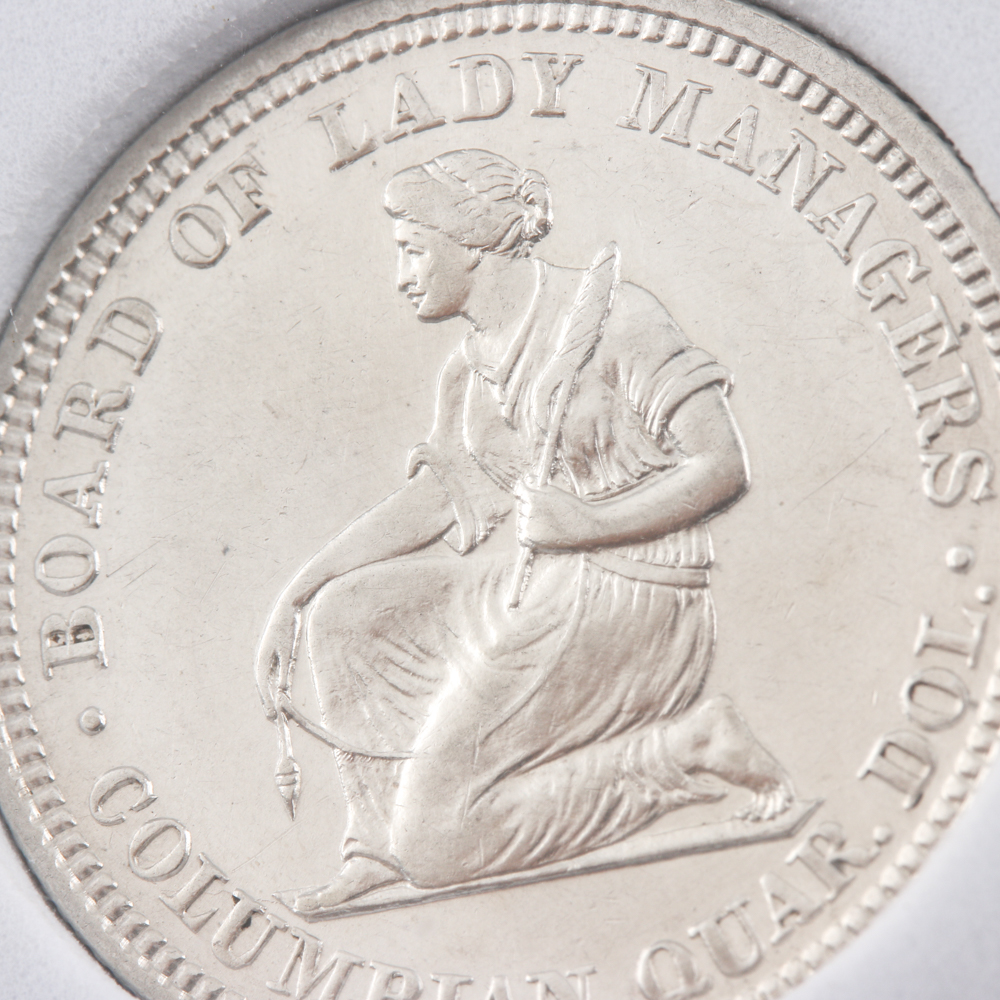 1893 Commemorative Silver Isabella Quarter