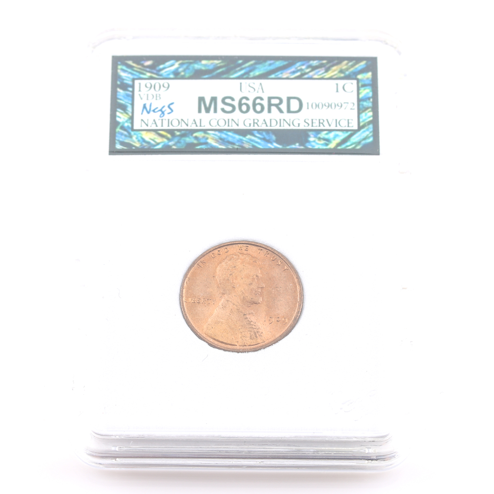 1909 VDB Lincoln Wheat Ear Cent