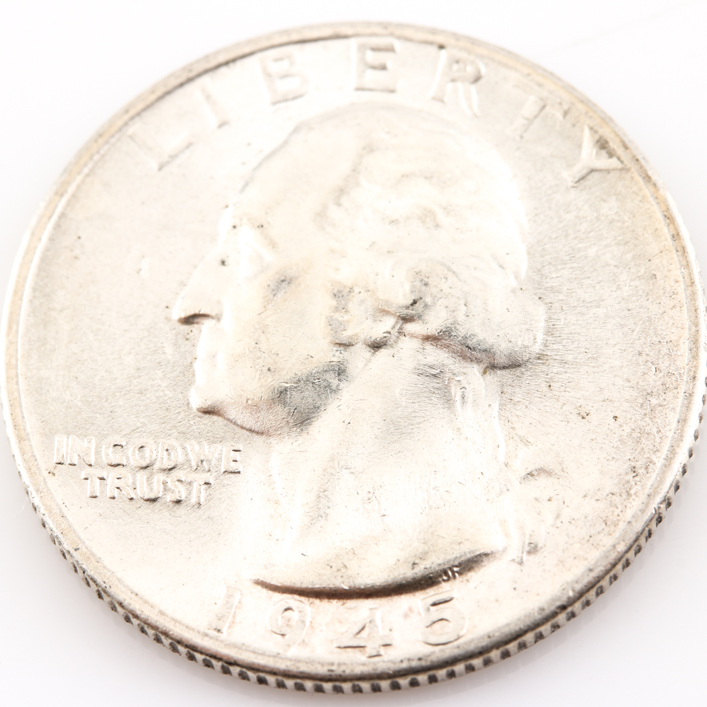 1945-S Washington Quarter