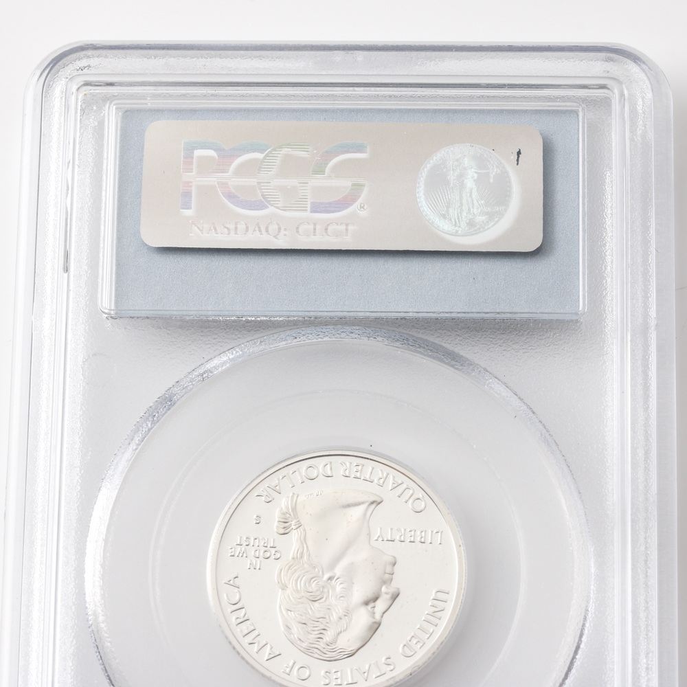 Graded PR 69 DCAM (by PCGS) 2002-S Silver Proof Ohio State Quarter