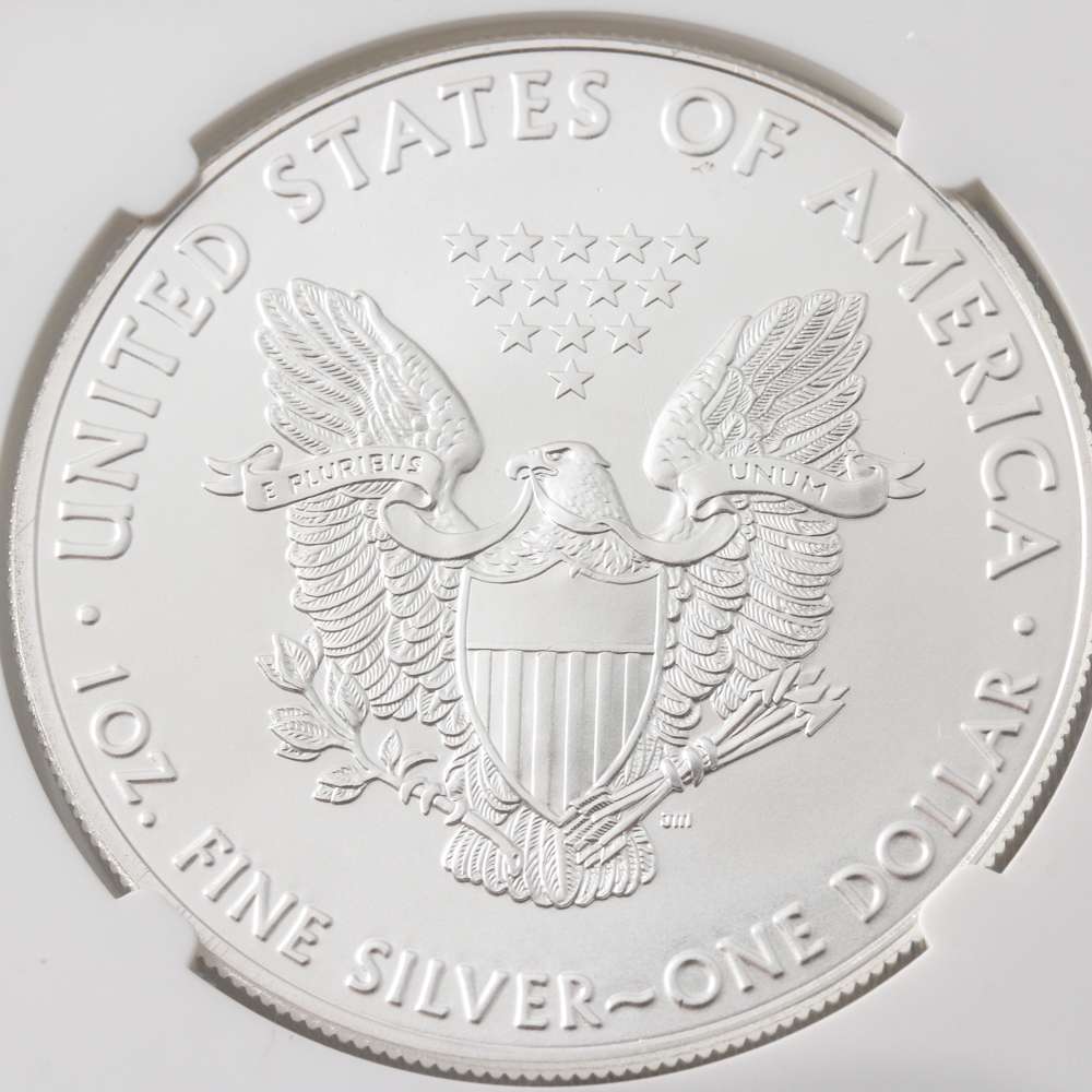 Graded MS 69 (by NGC) 2017 Early Release Silver Eagle Dollar
