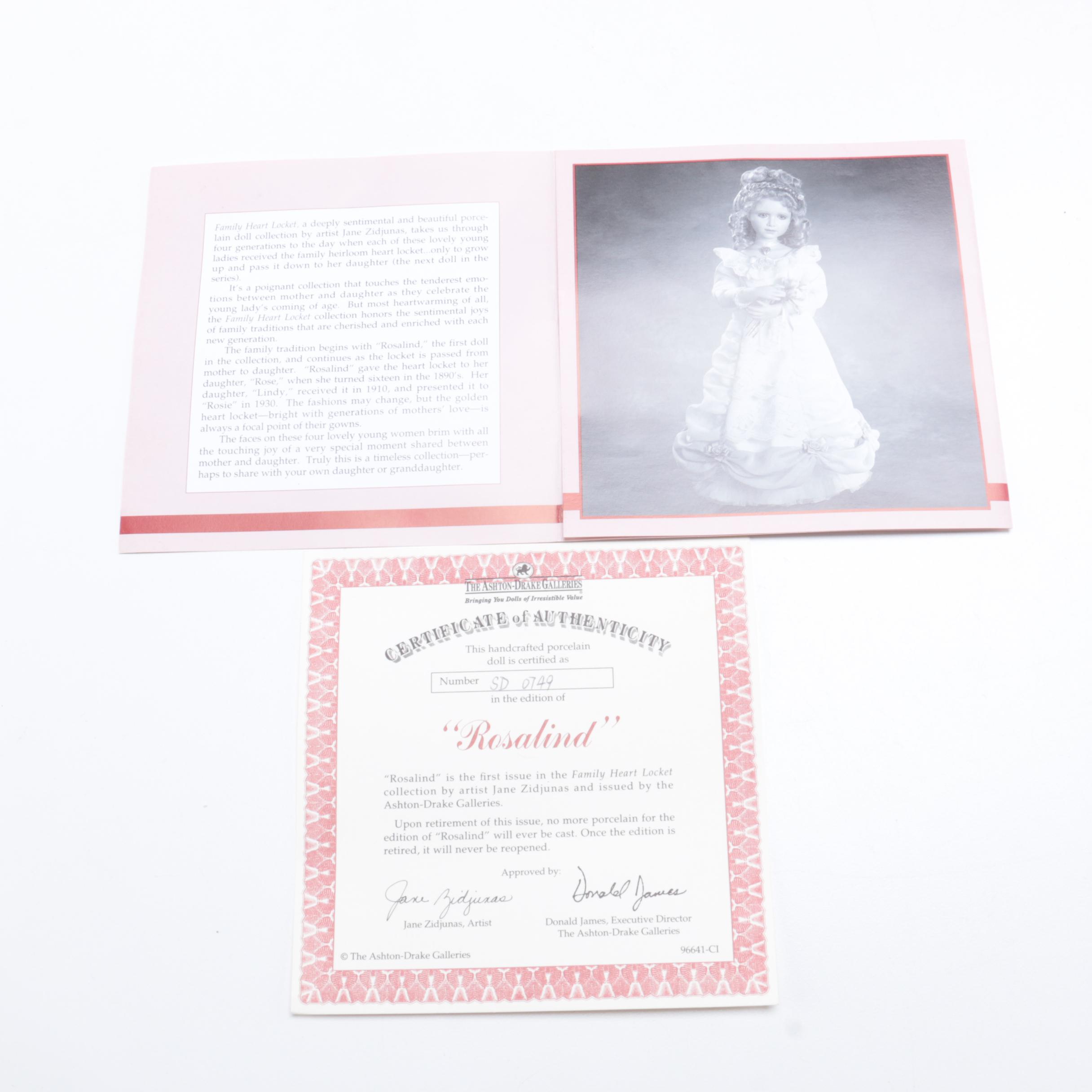 Pair of Victorian Style Porcelain Dolls