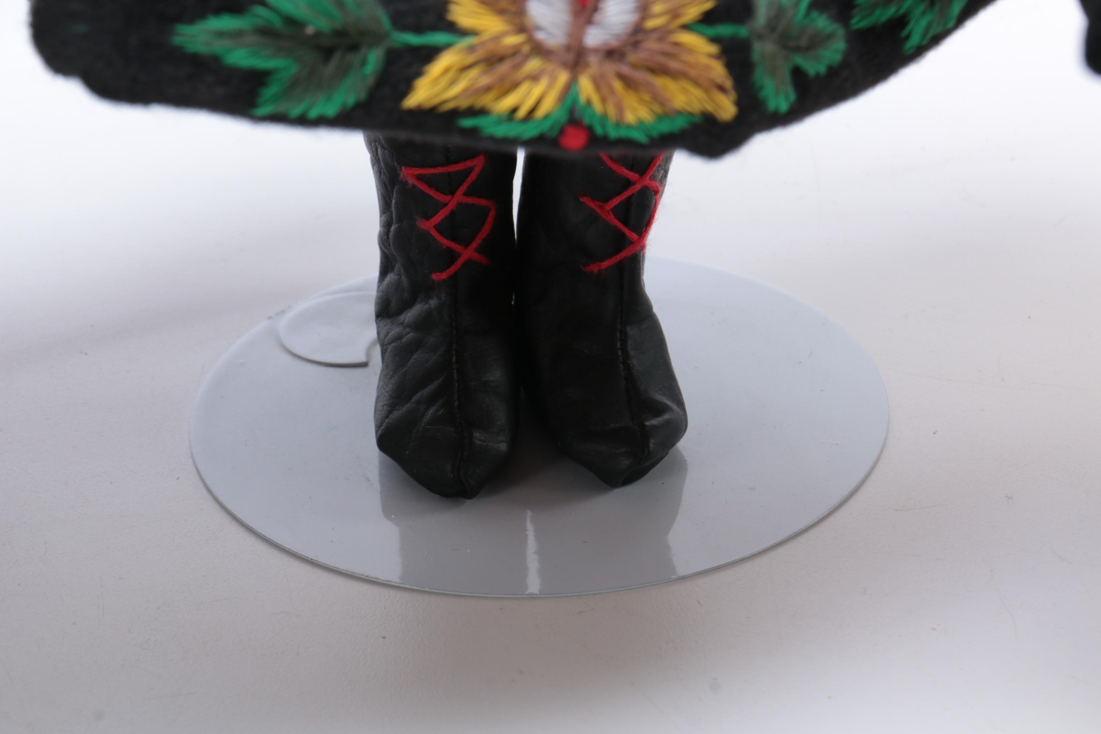 Four Polish Lowiczanka Dolls