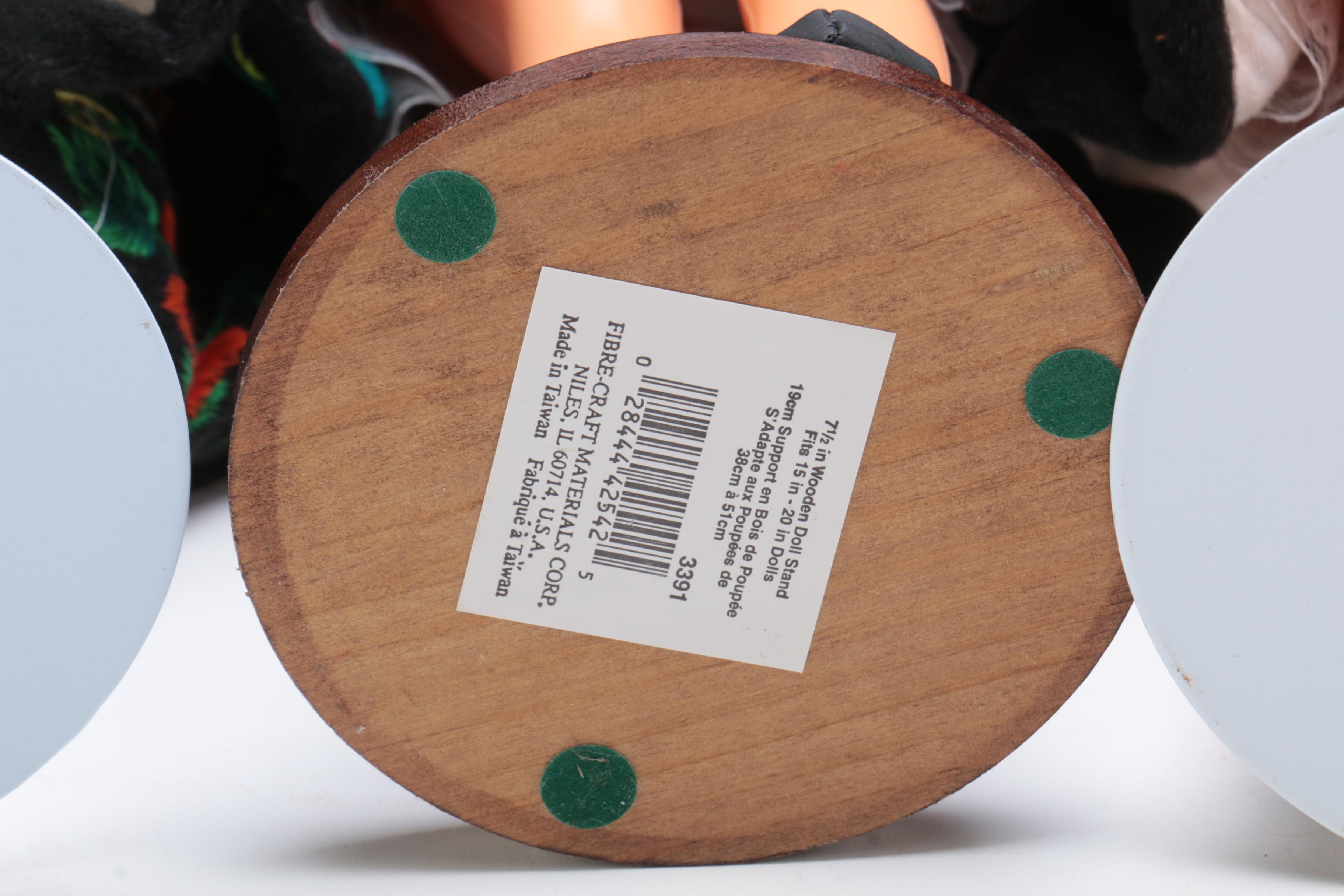 Four Polish Lowiczanka Dolls