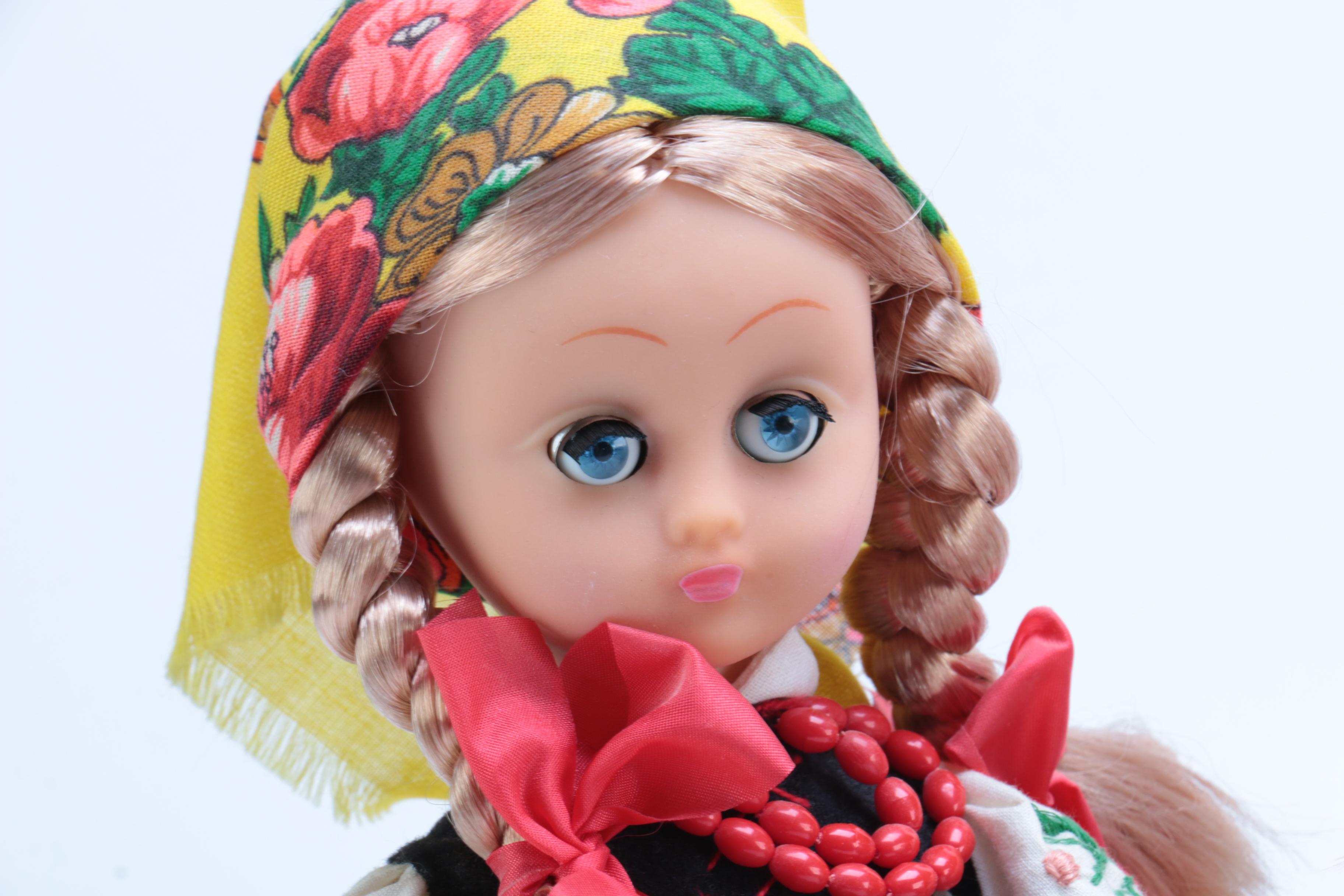 Collection of Four Polish Themed Dolls