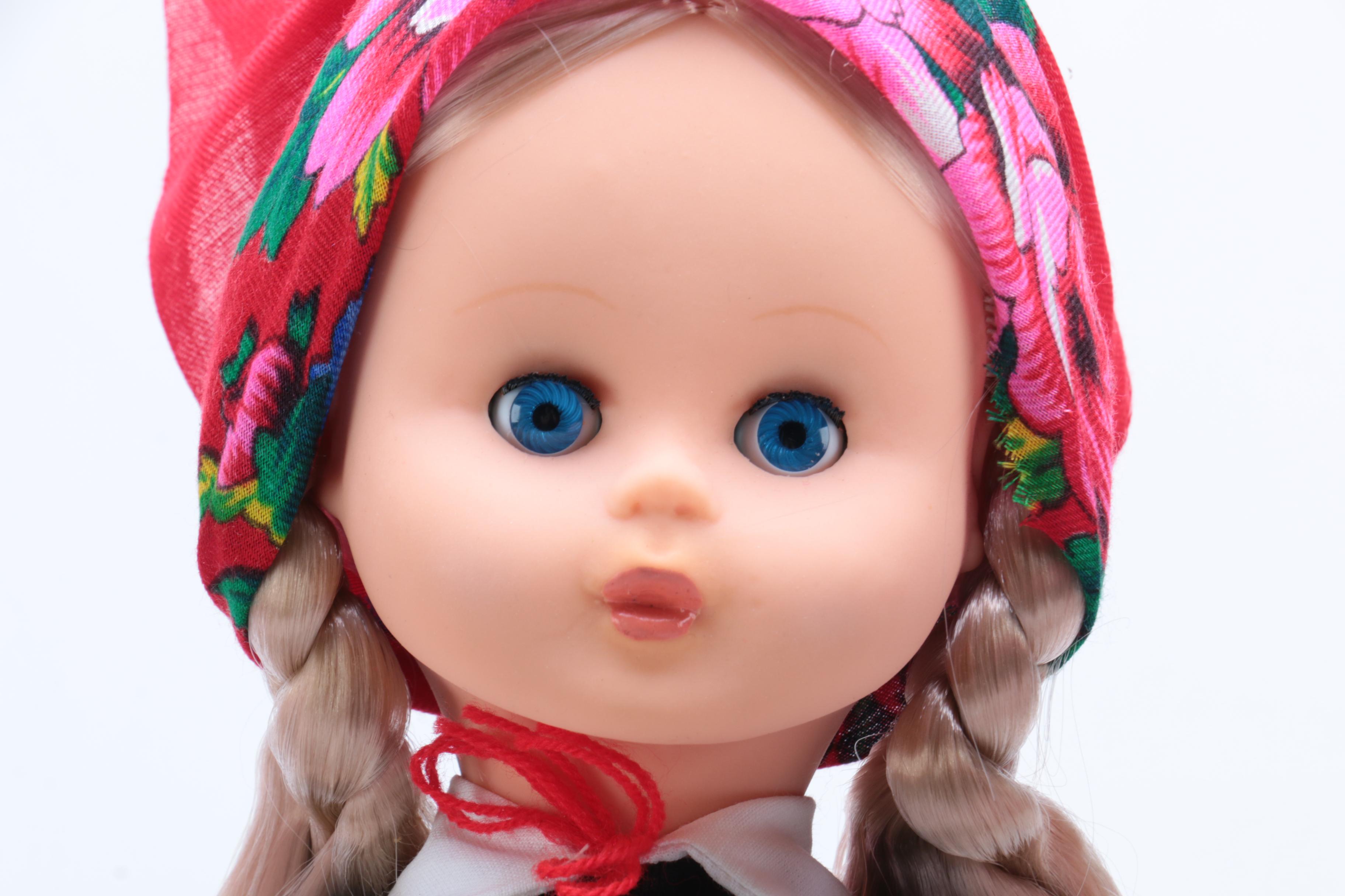 Collection of Four Polish Themed Dolls