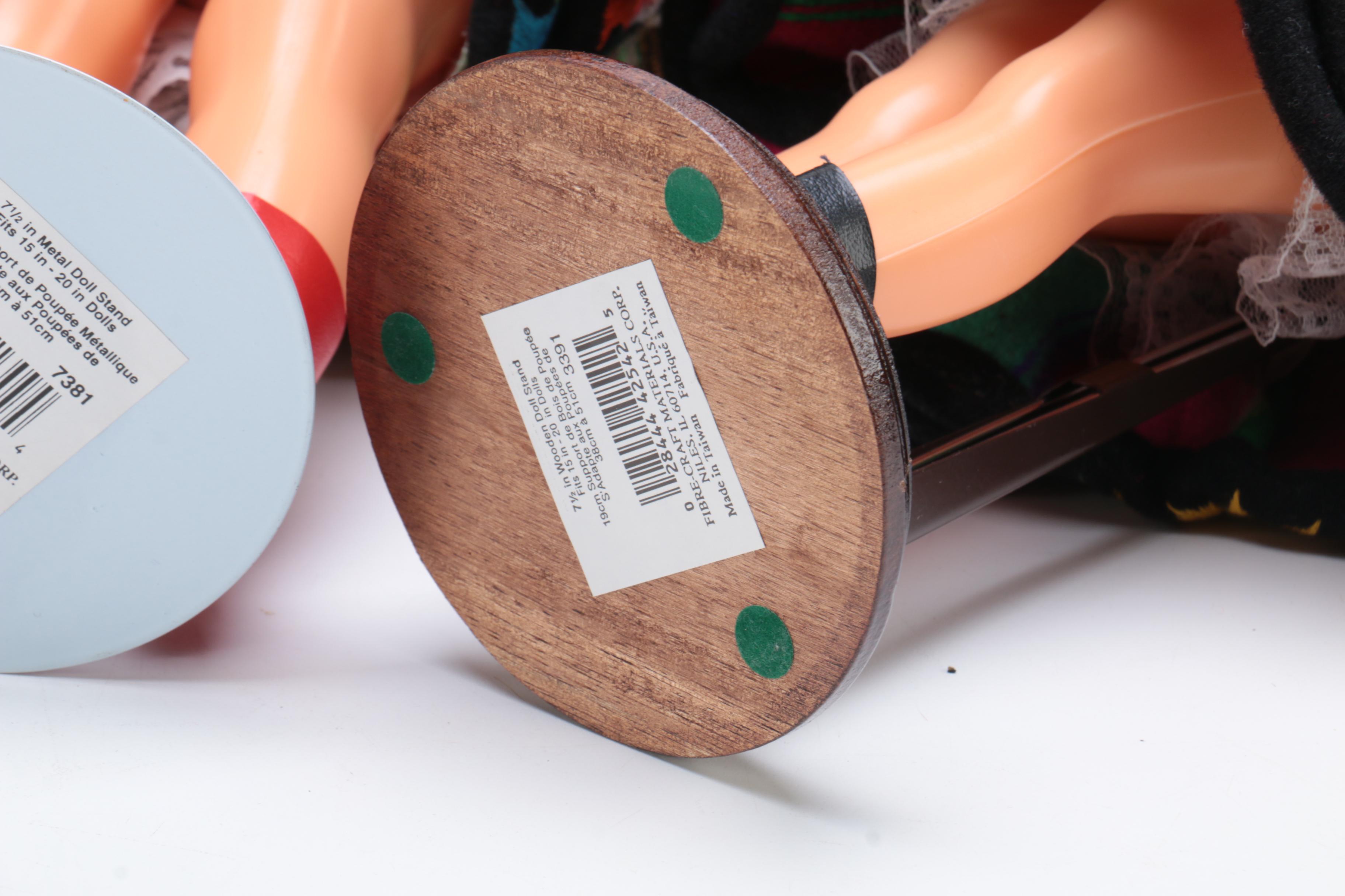 Collection of Four Polish Themed Dolls