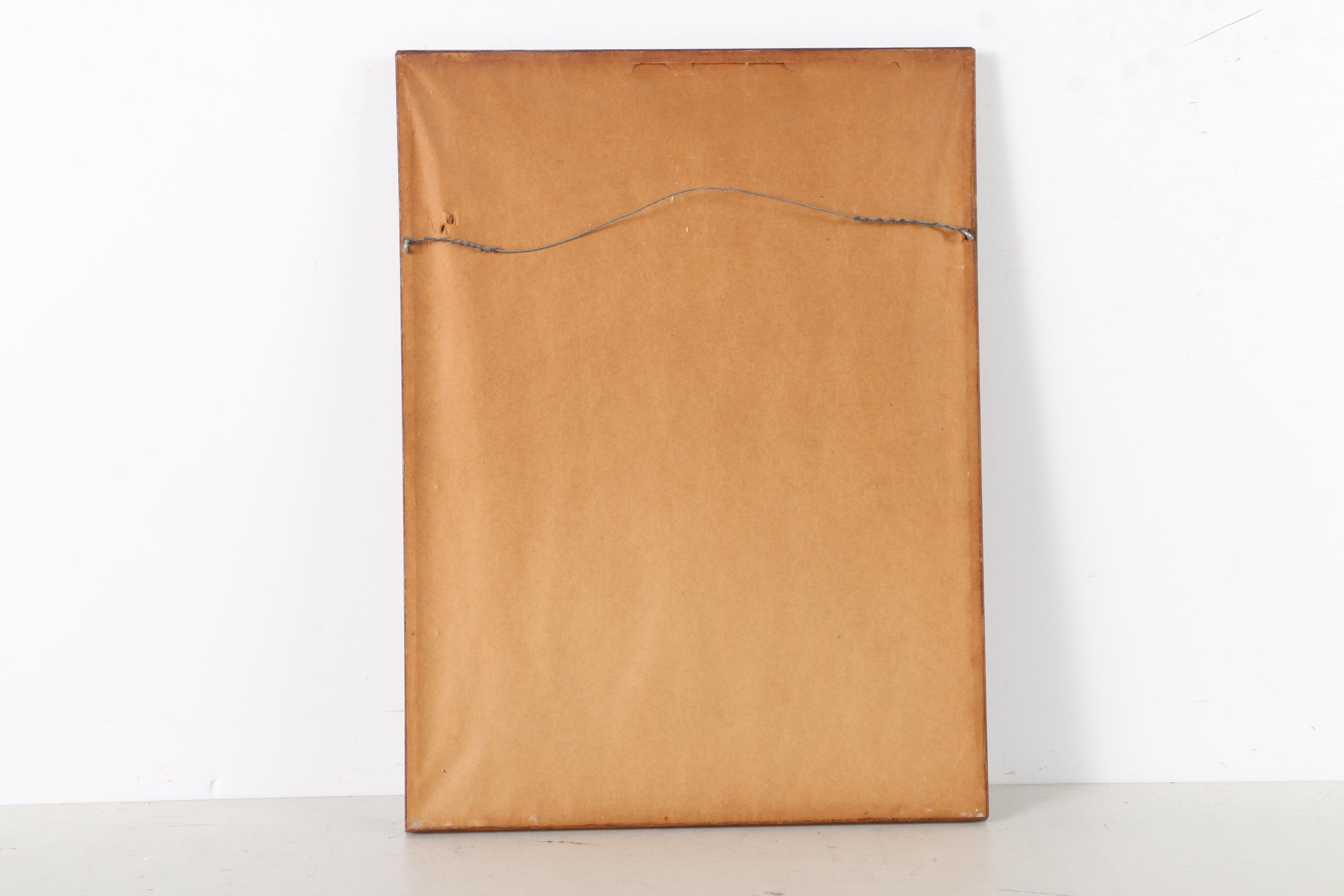 Restrike of Käthe Kollwitz Self Portrait