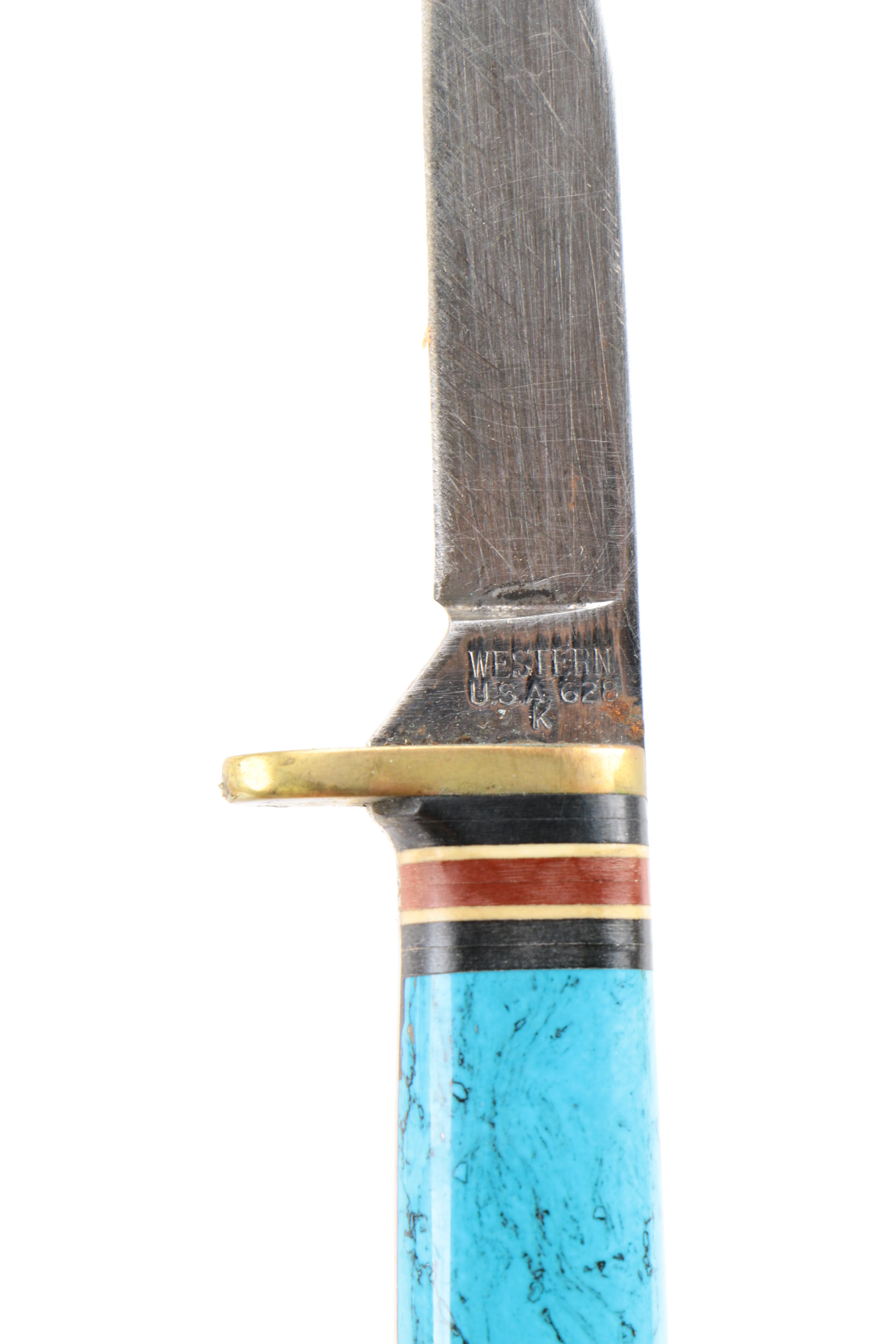 Collection of Vintage Knives and Powder Horn