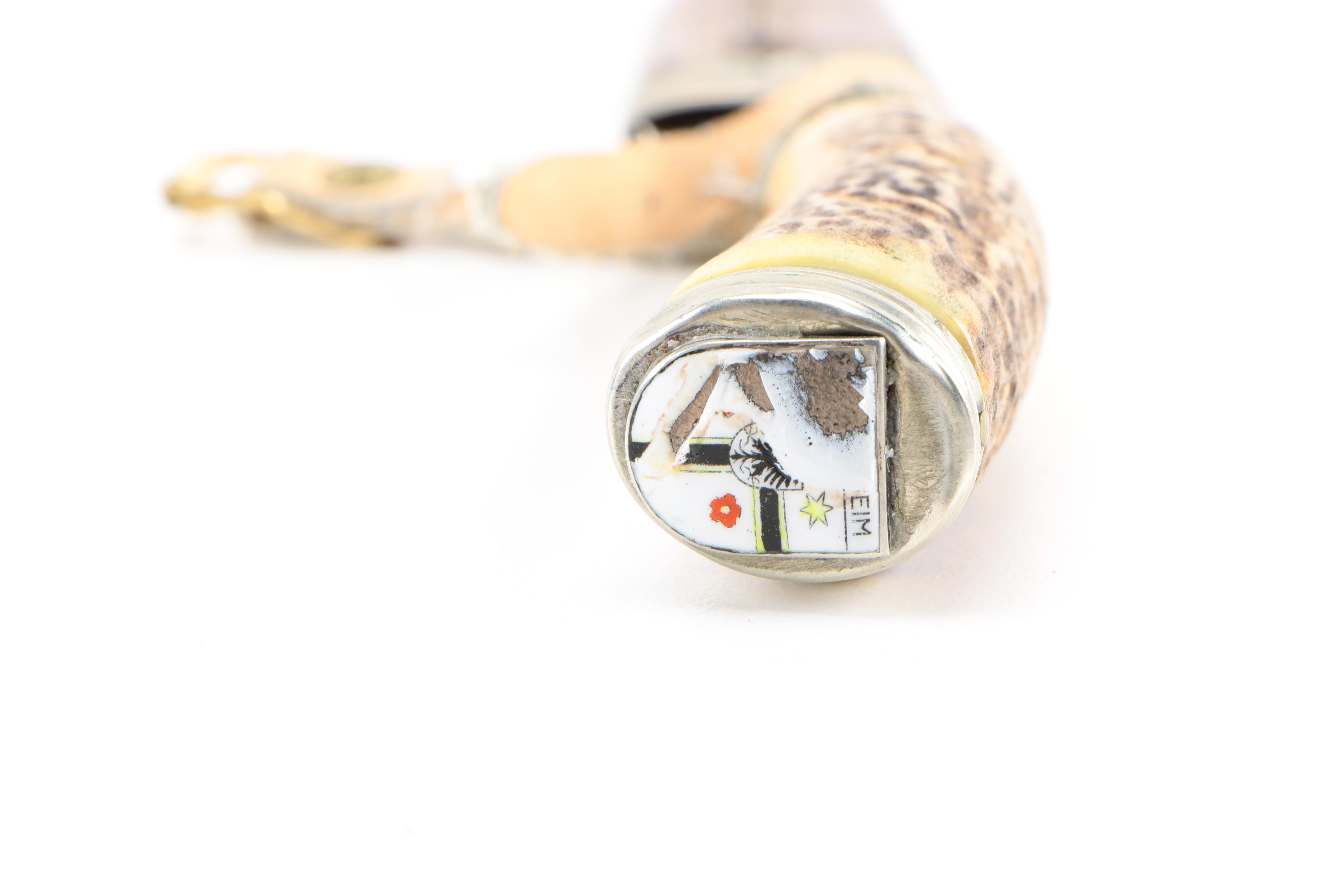 Collection of Vintage Knives and Powder Horn