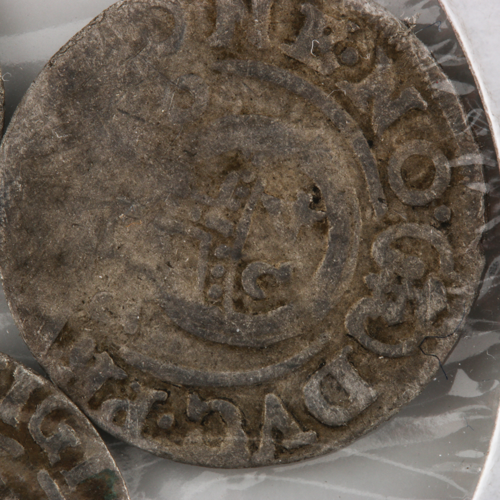 Group of (3) 1624 Polish 3 Polker Coins