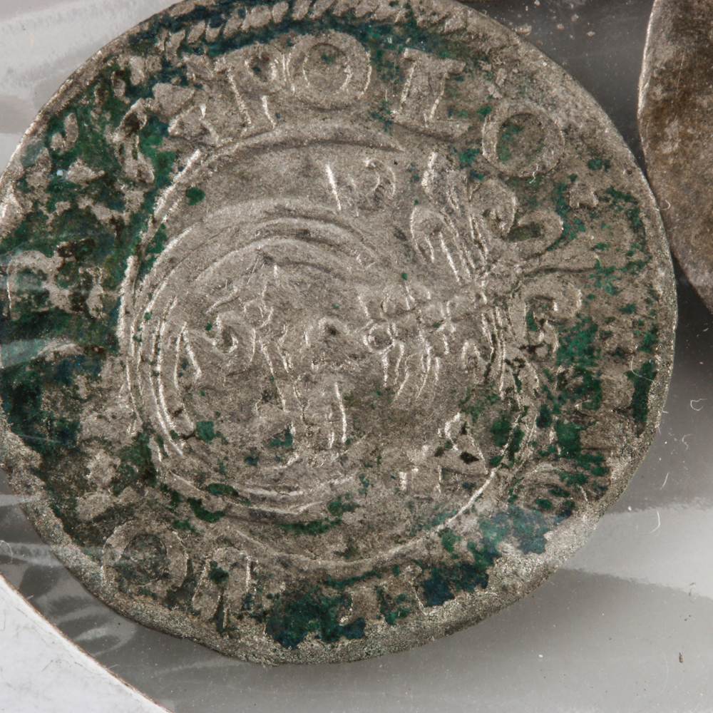 Group of (3) 1624 Polish 3 Polker Coins