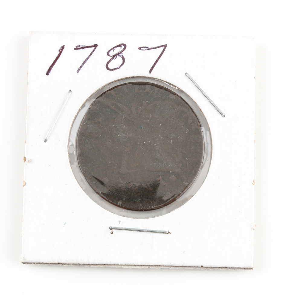 1787 Connecticut Colonial Copper Cent