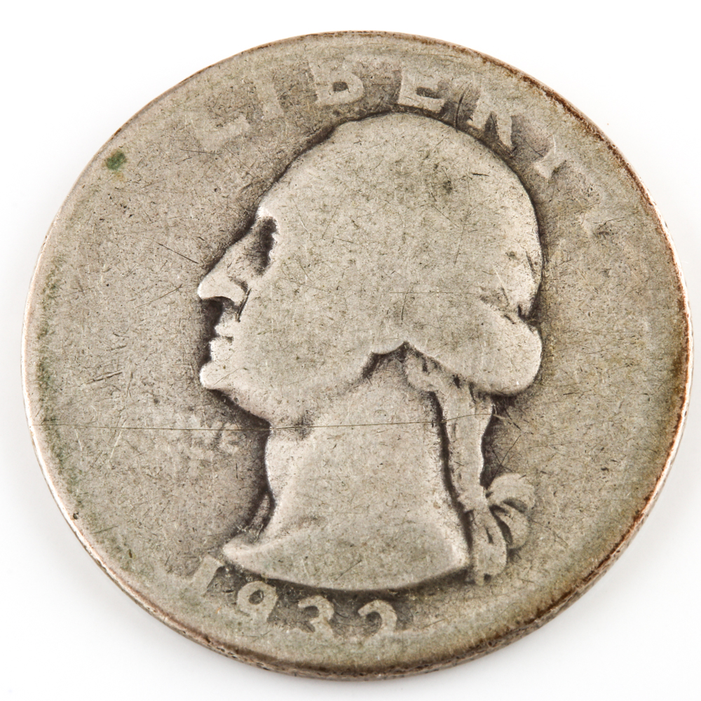 1932-D Silver Washington Quarter