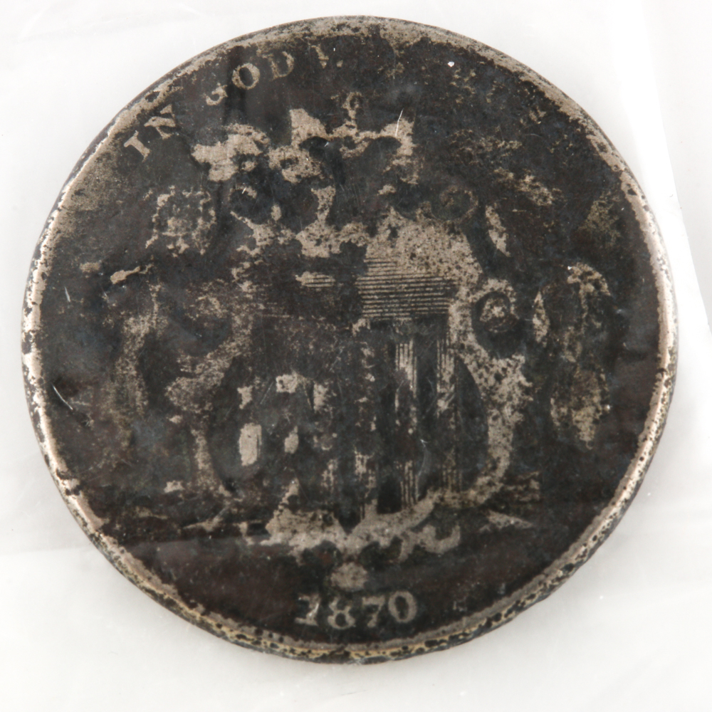 1870 Shield Nickel