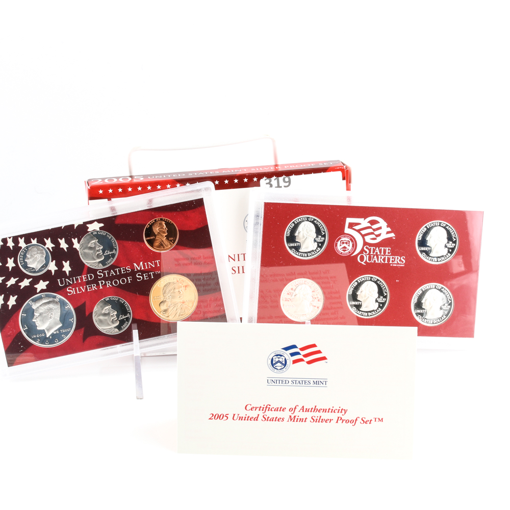 2005 United States Mint Silver Proof Set