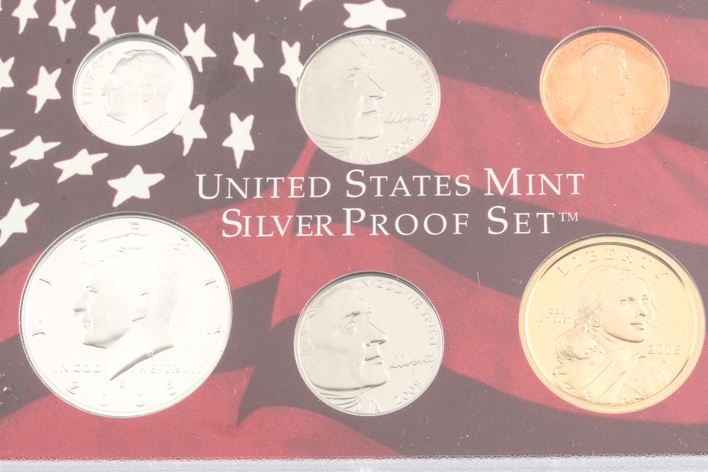 2005 United States Mint Silver Proof Set