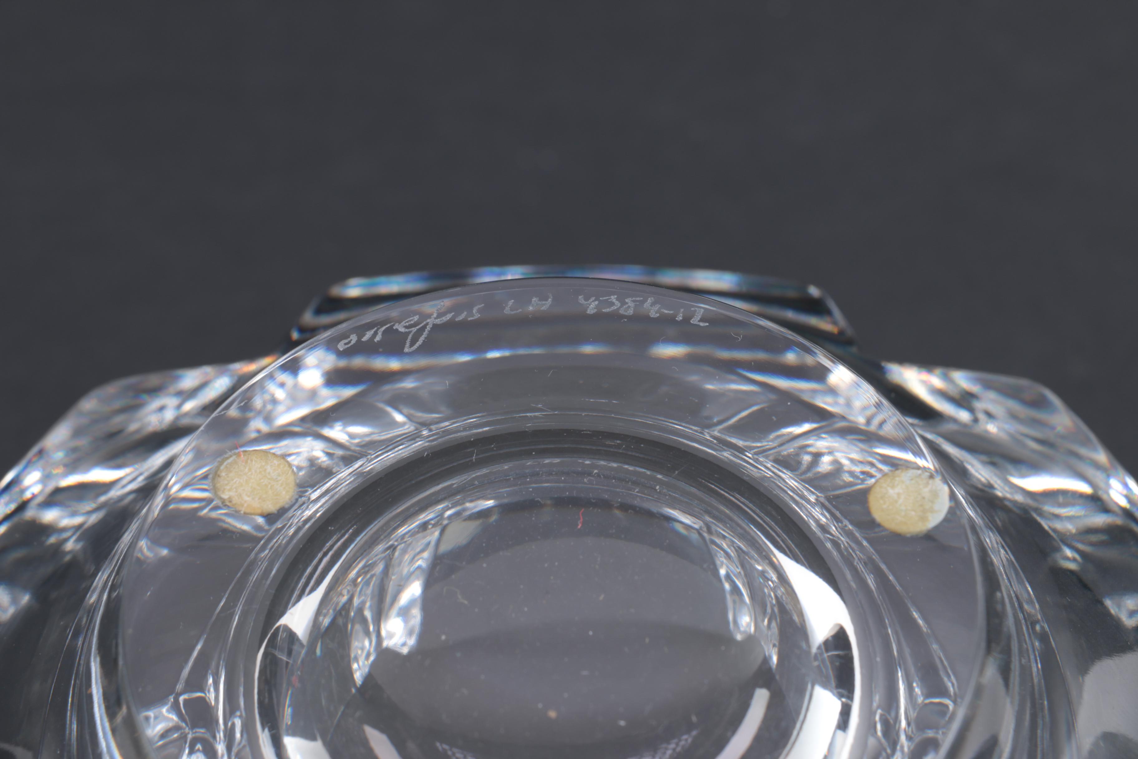 Pair of Orrefors Crystal Bowls