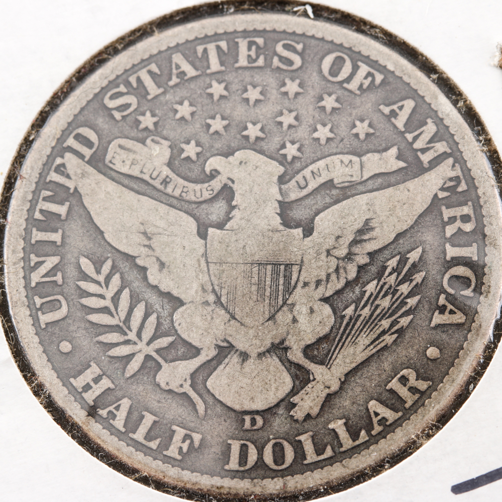 1906-D Barber Half Dollar