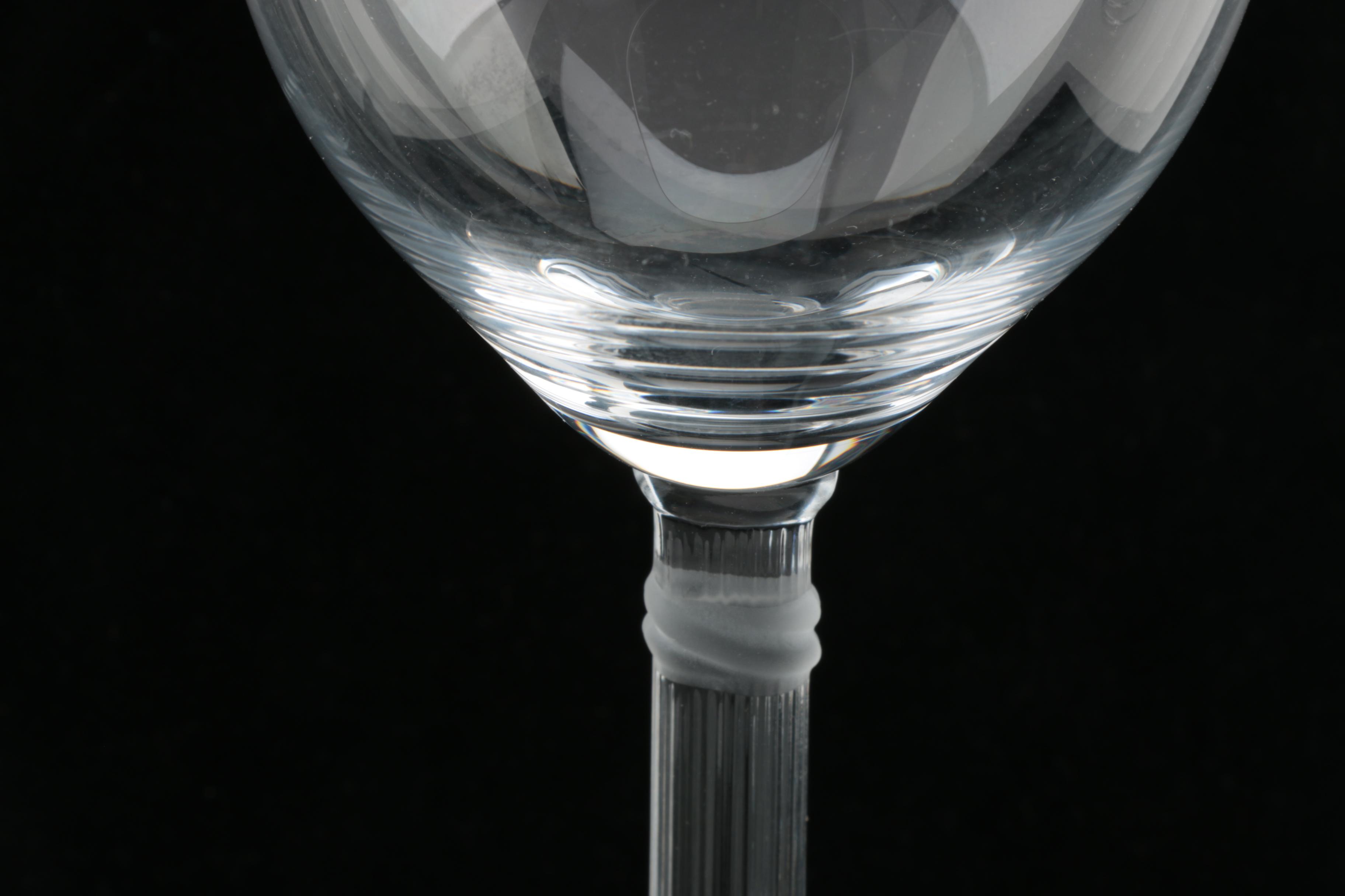 Assorted Glassware Including Cartier "Des Must"