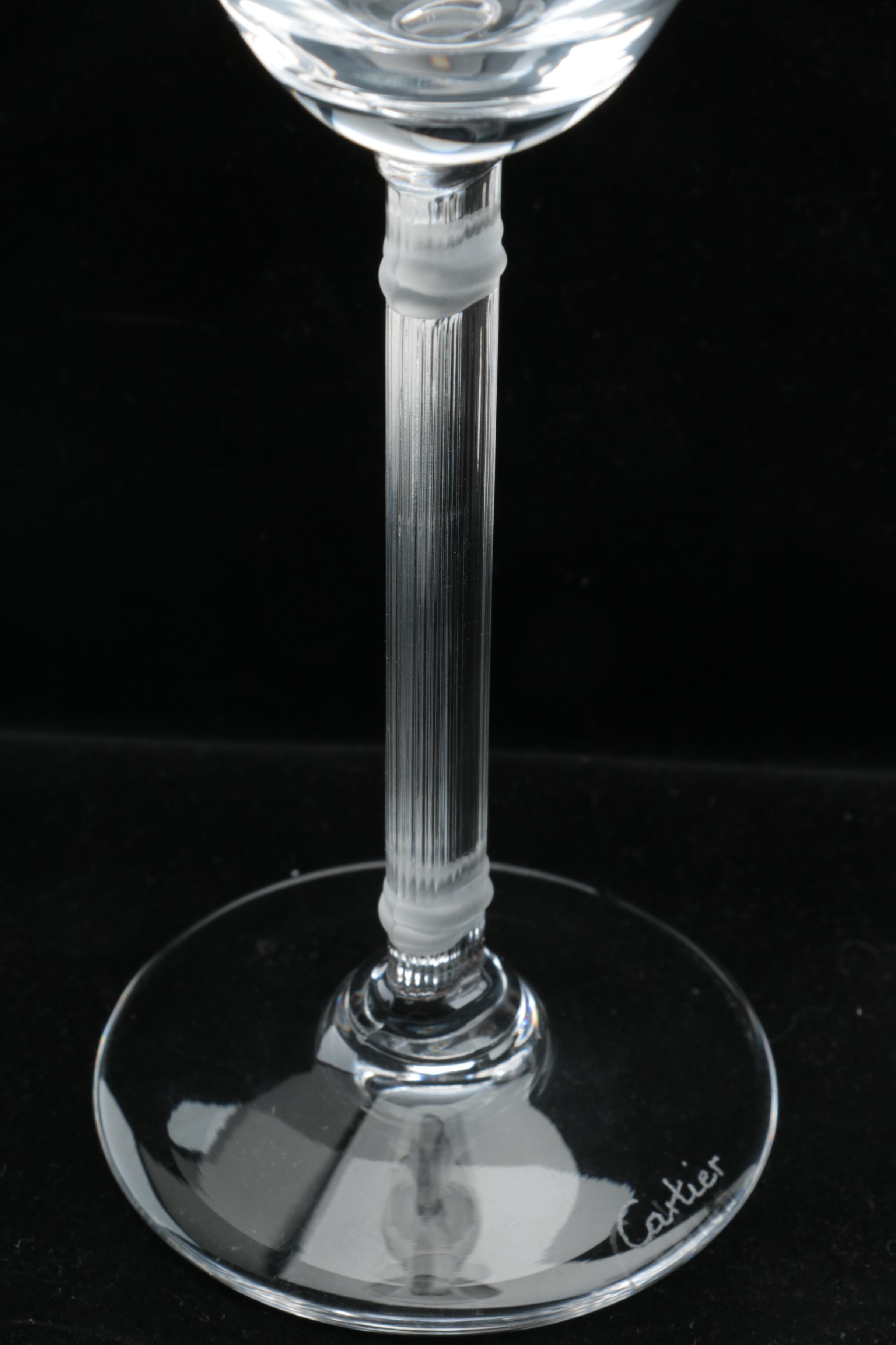 Assorted Glassware Including Cartier "Des Must"