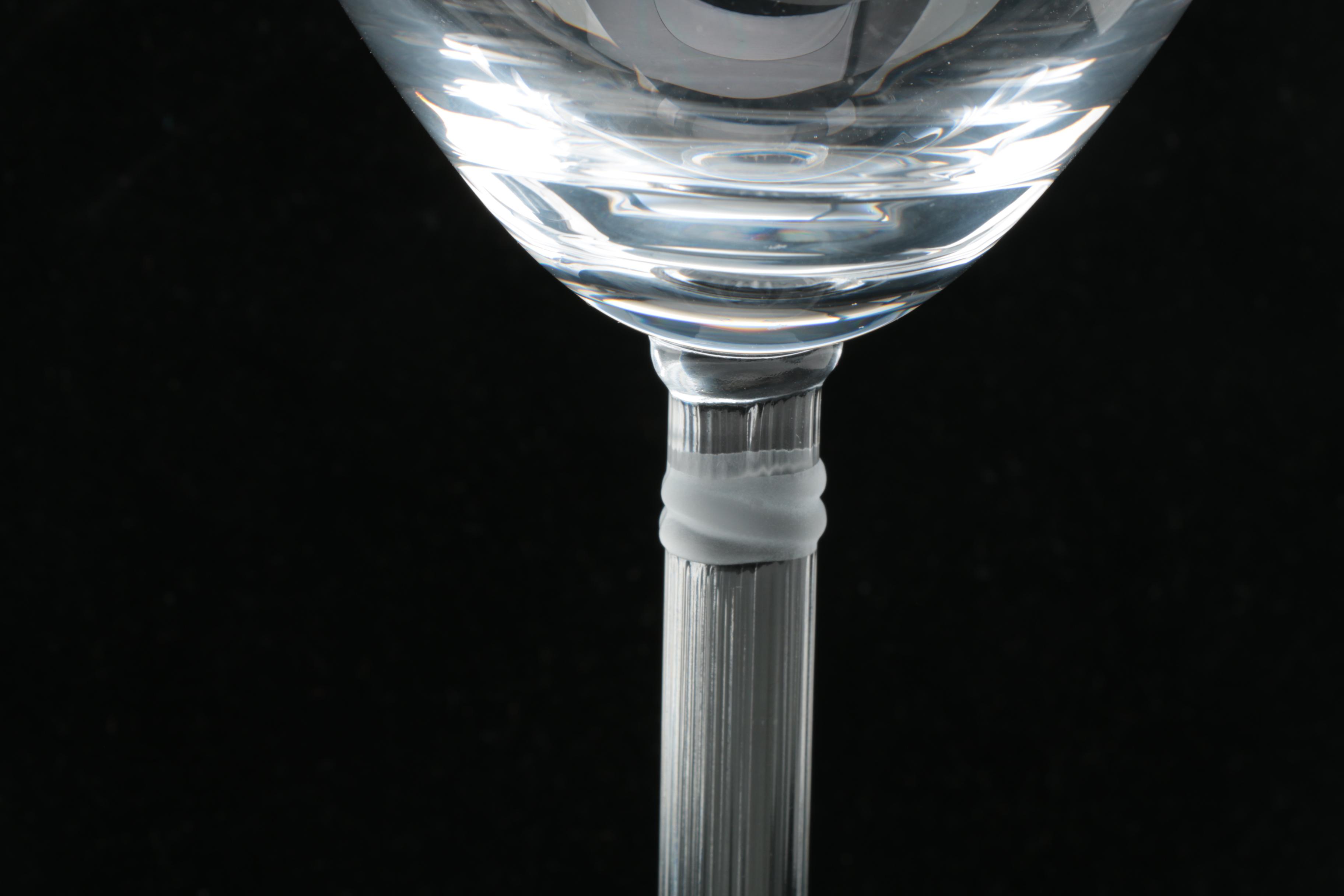 Assorted Glassware Including Cartier "Des Must"