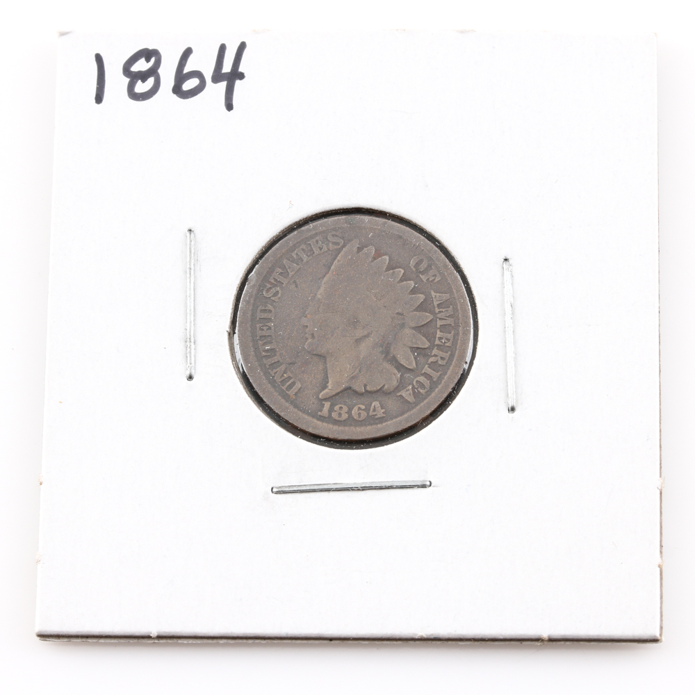 1864 Indian Head Cent