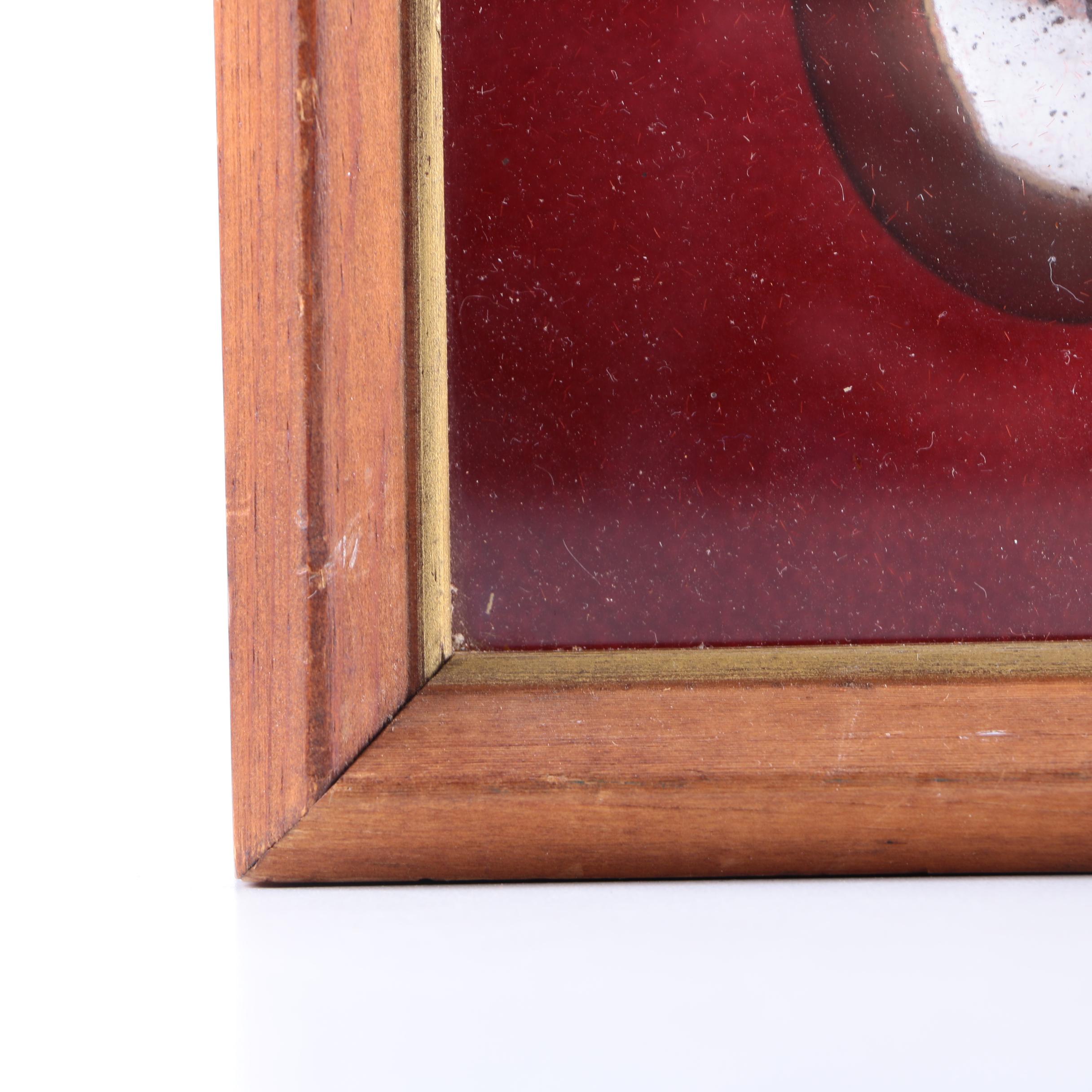 Seagram "Seven Crown Whiskey" Faux Flintlock Advertising Shadow Box