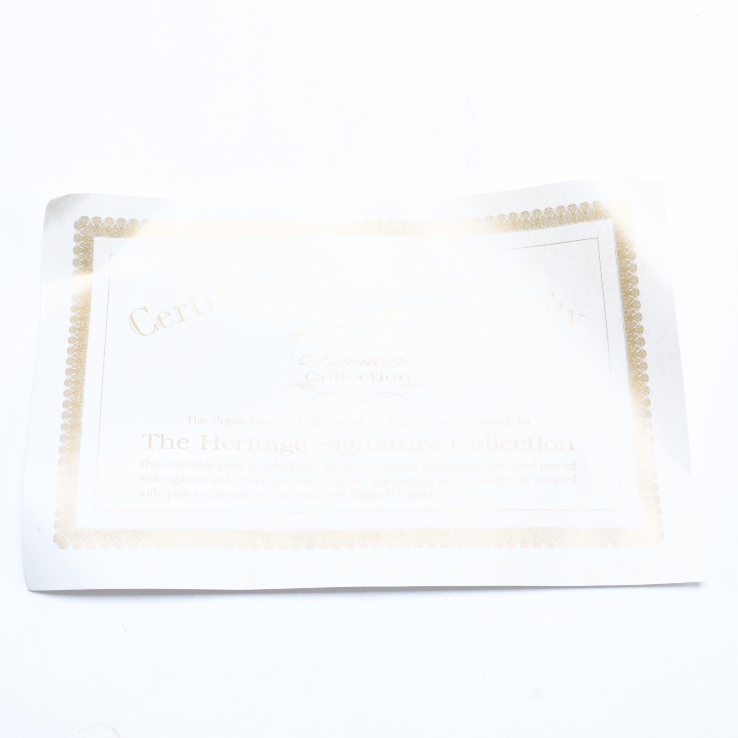 Five Dancer Dolls Including Music Stand and Lamp