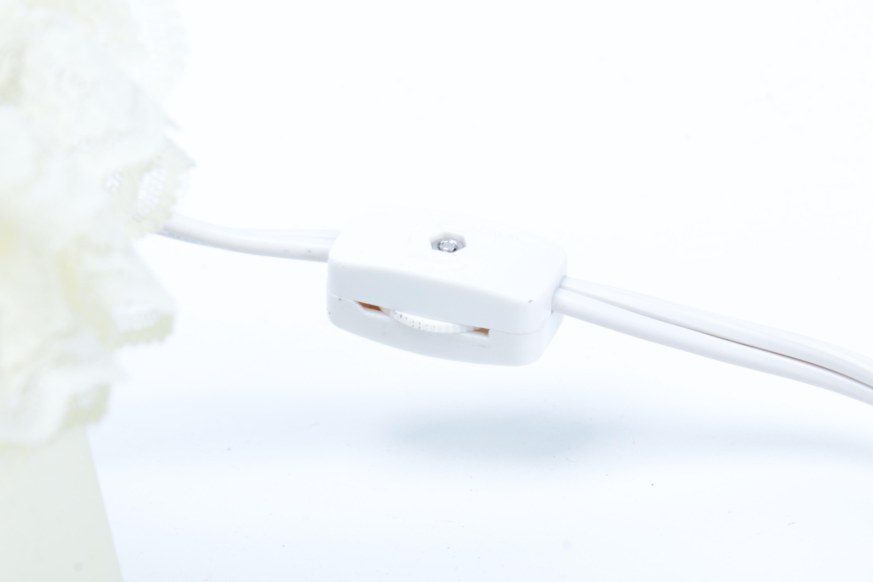 Five Dancer Dolls Including Music Stand and Lamp