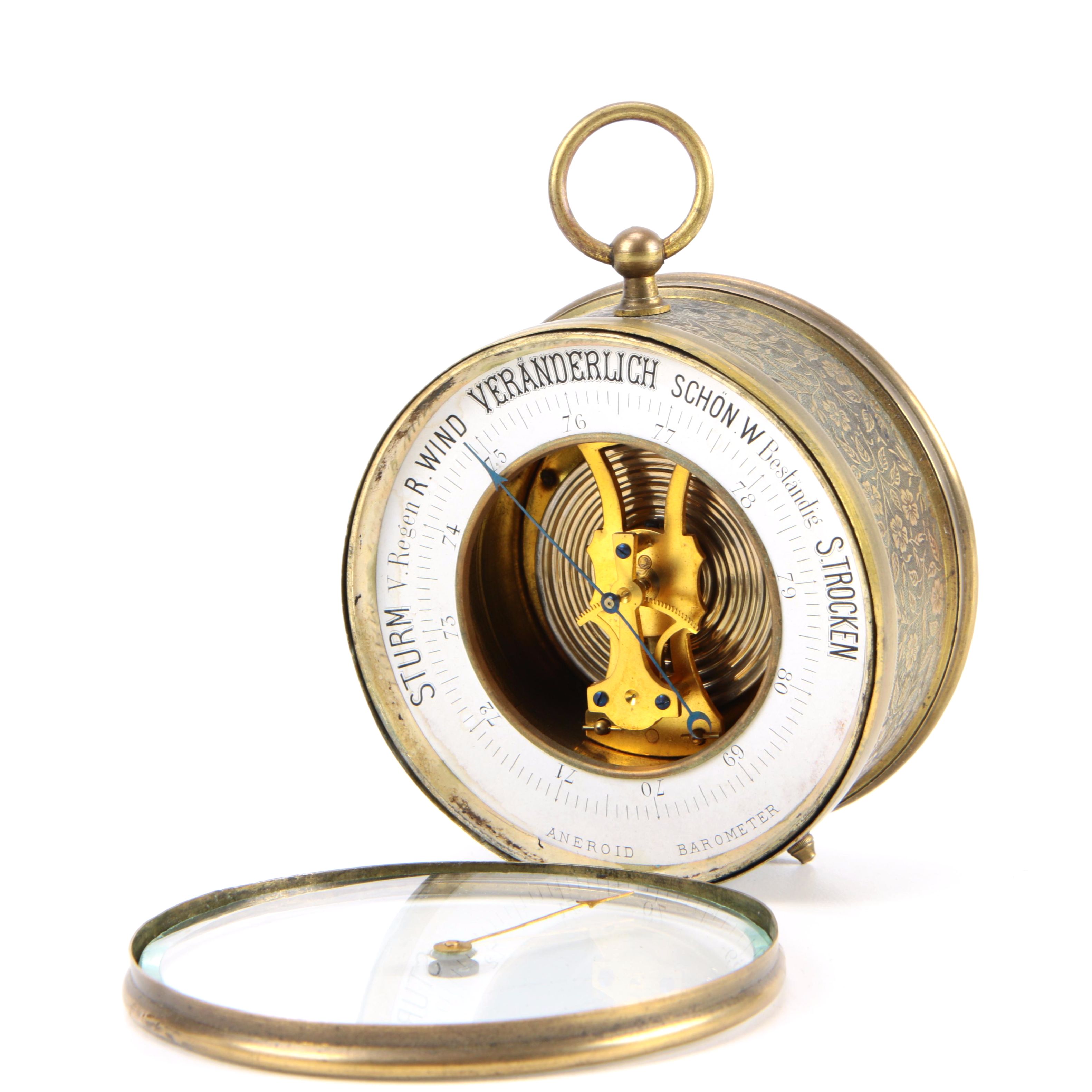 Veranderlich Desktop Aneroid Barometer