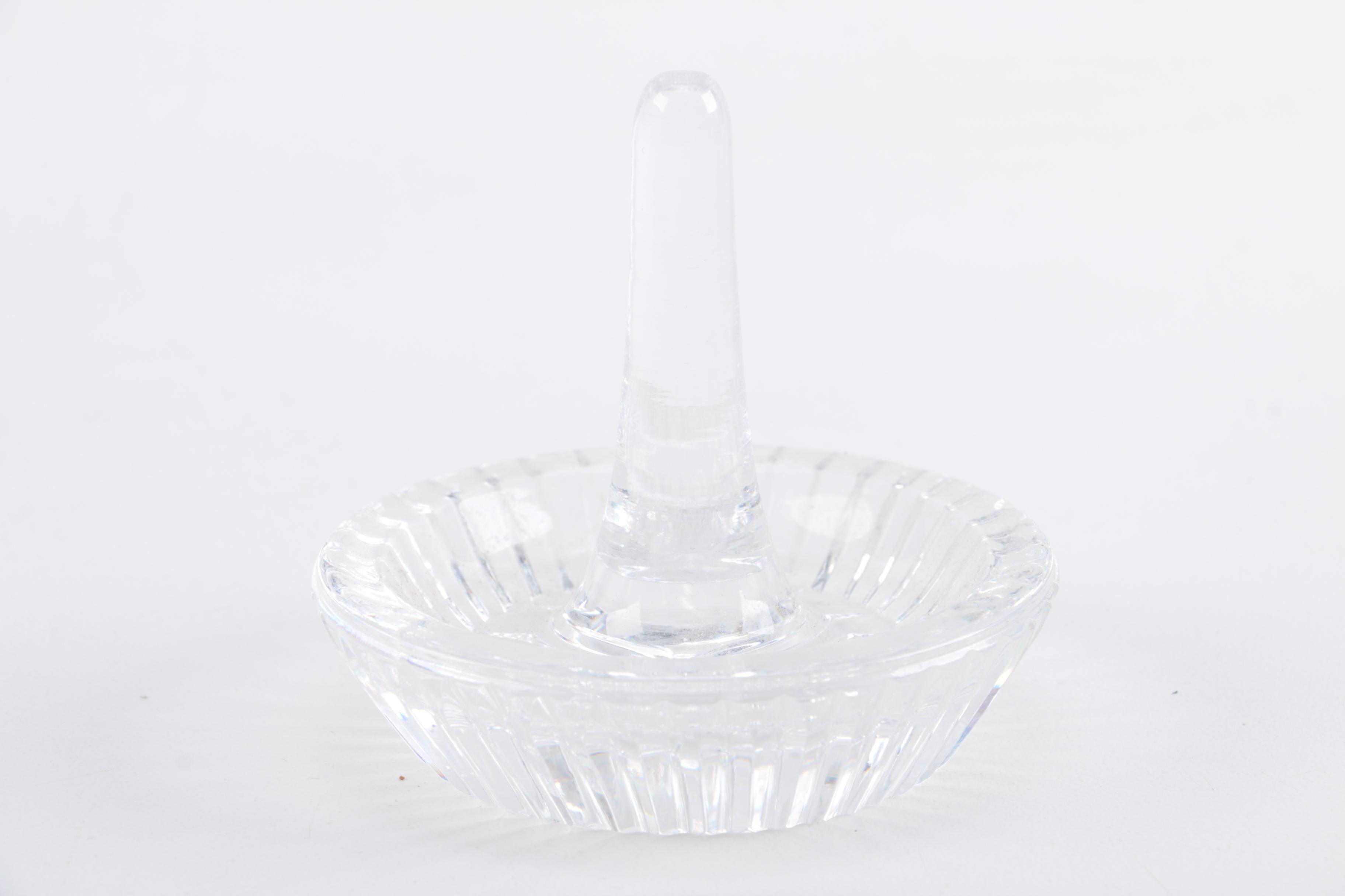 Wood, Brass and Glass Trinket Boxes