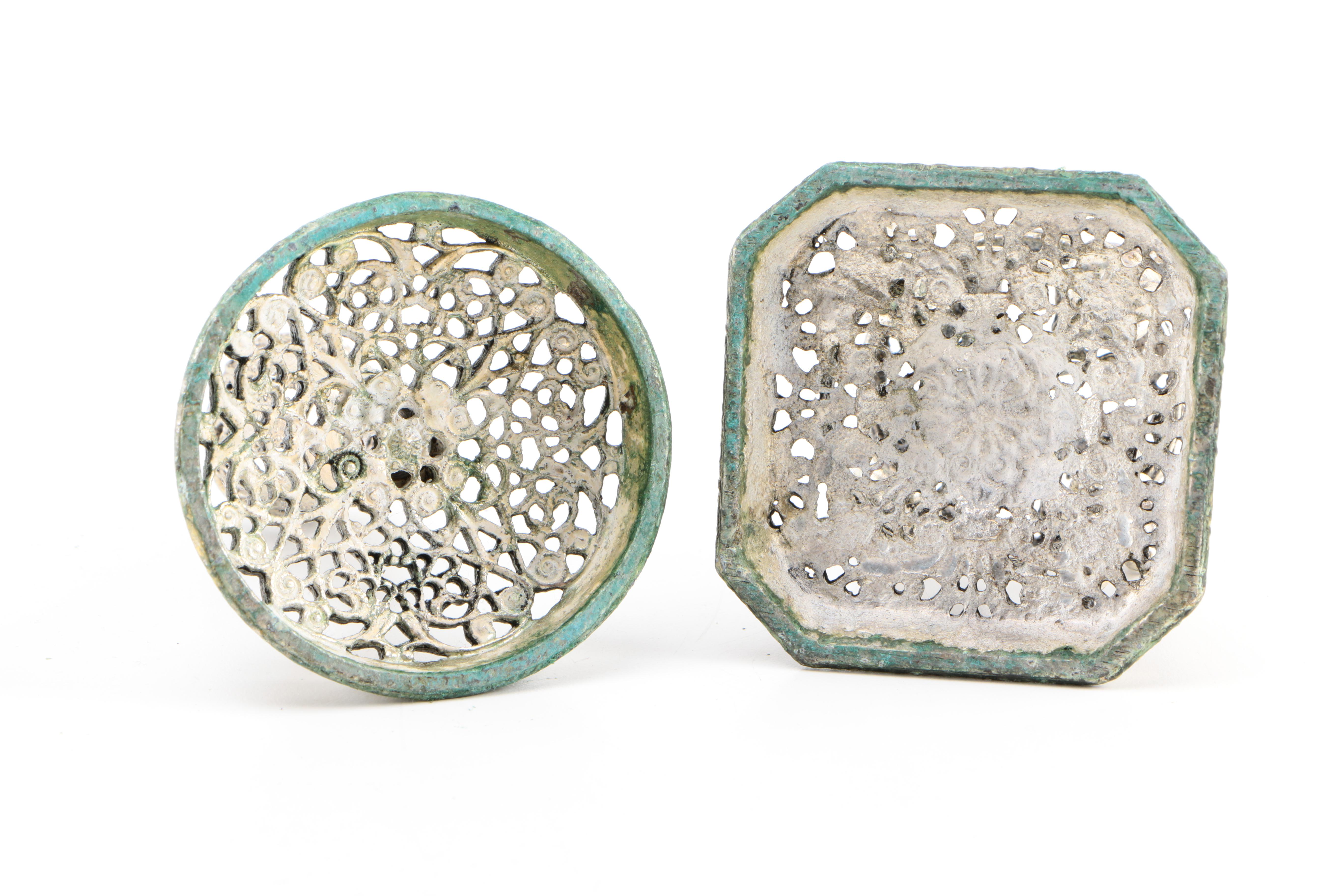 Collection of Vintage Silver Plated Vanity Decor