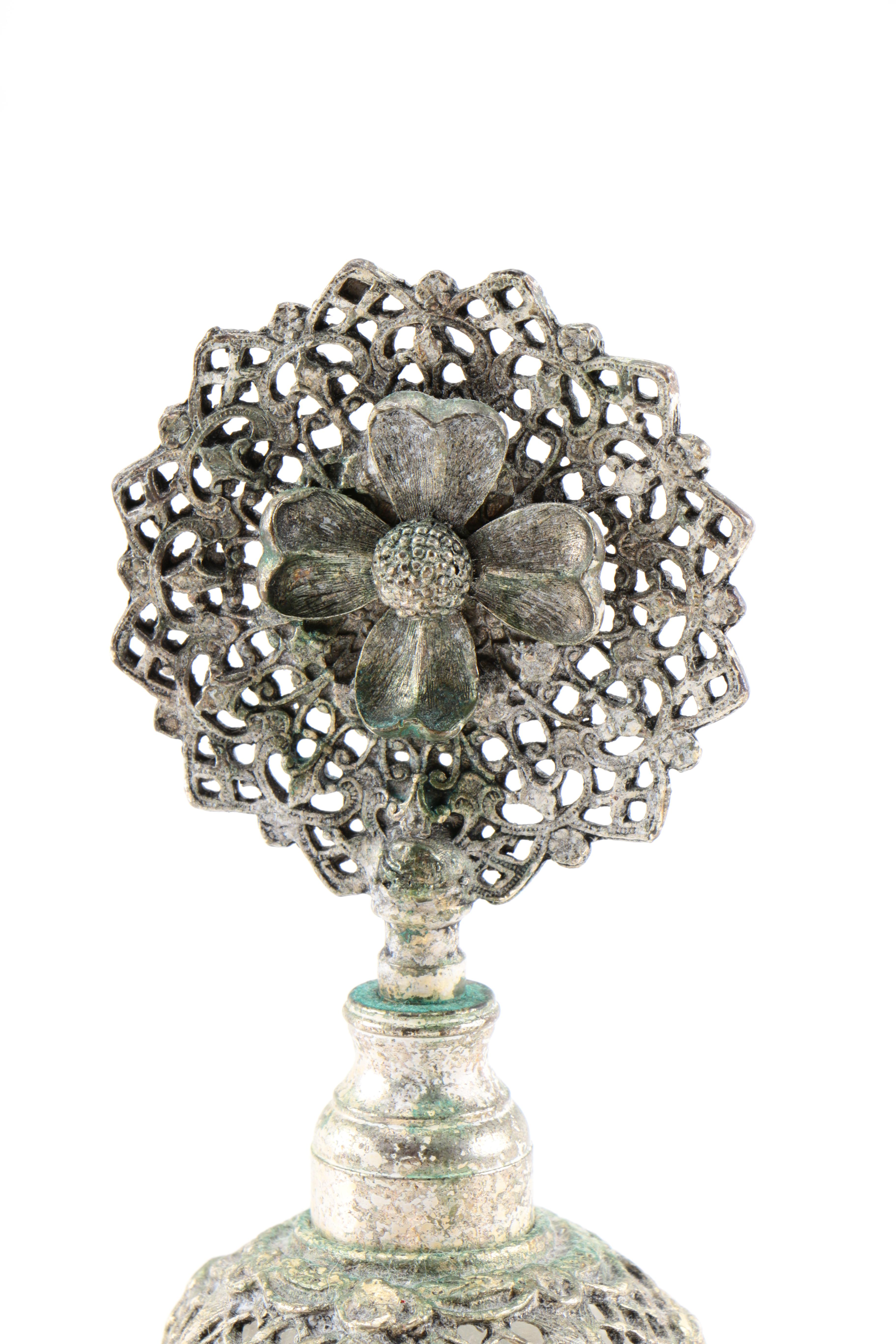 Collection of Vintage Silver Plated Vanity Decor