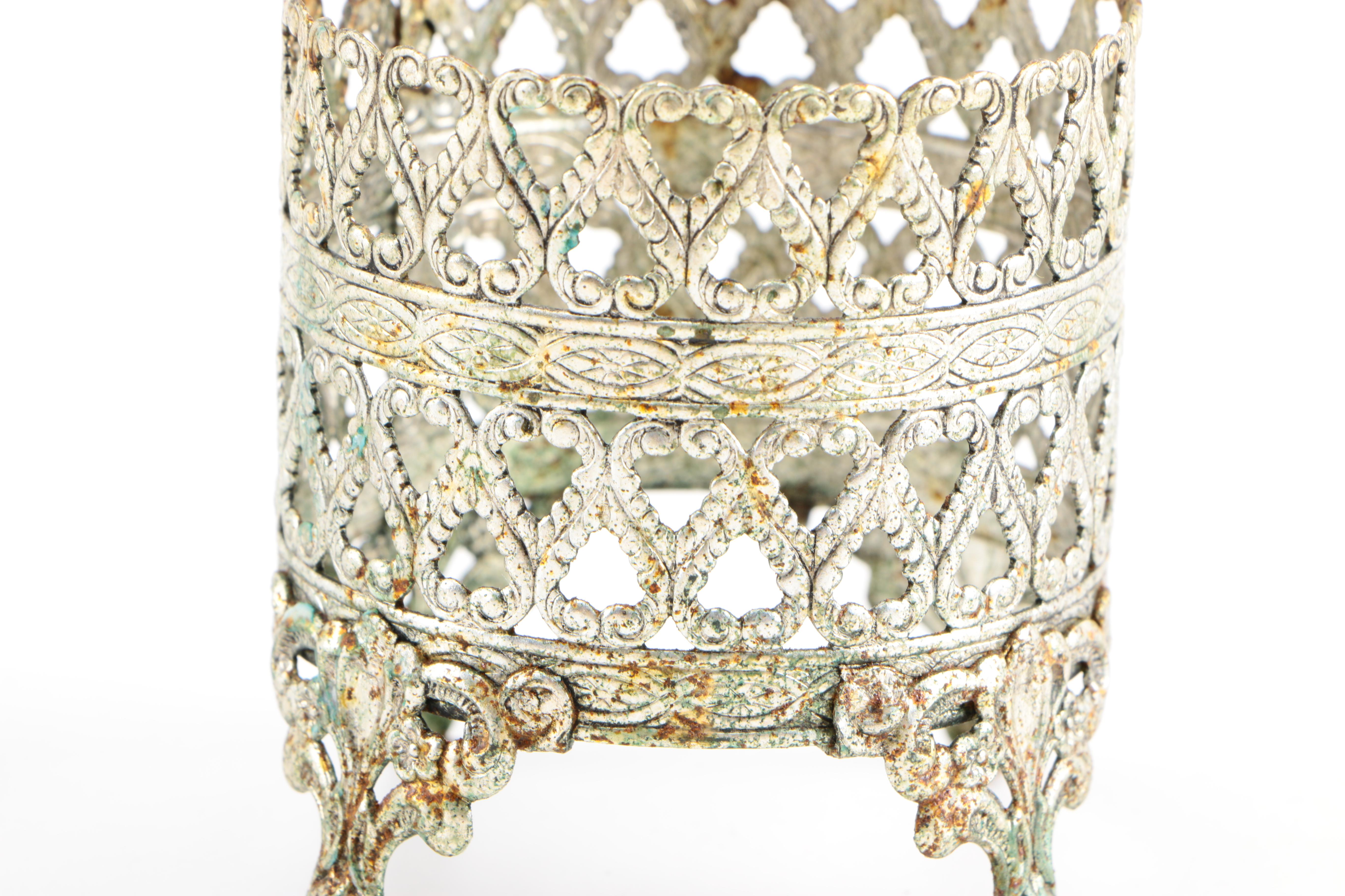 Collection of Vintage Silver Plated Vanity Decor