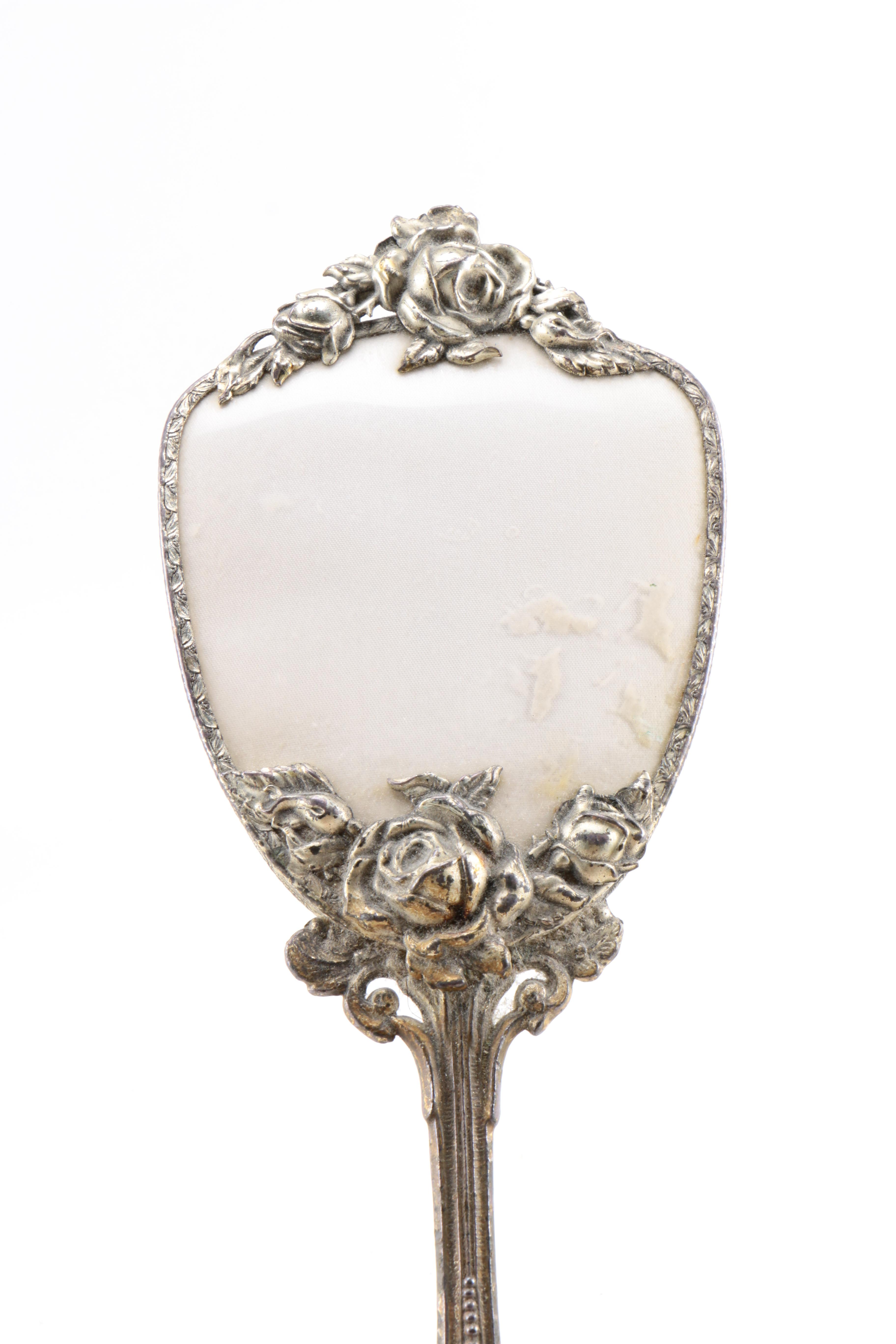 Collection of Vintage Silver Plated Vanity Decor