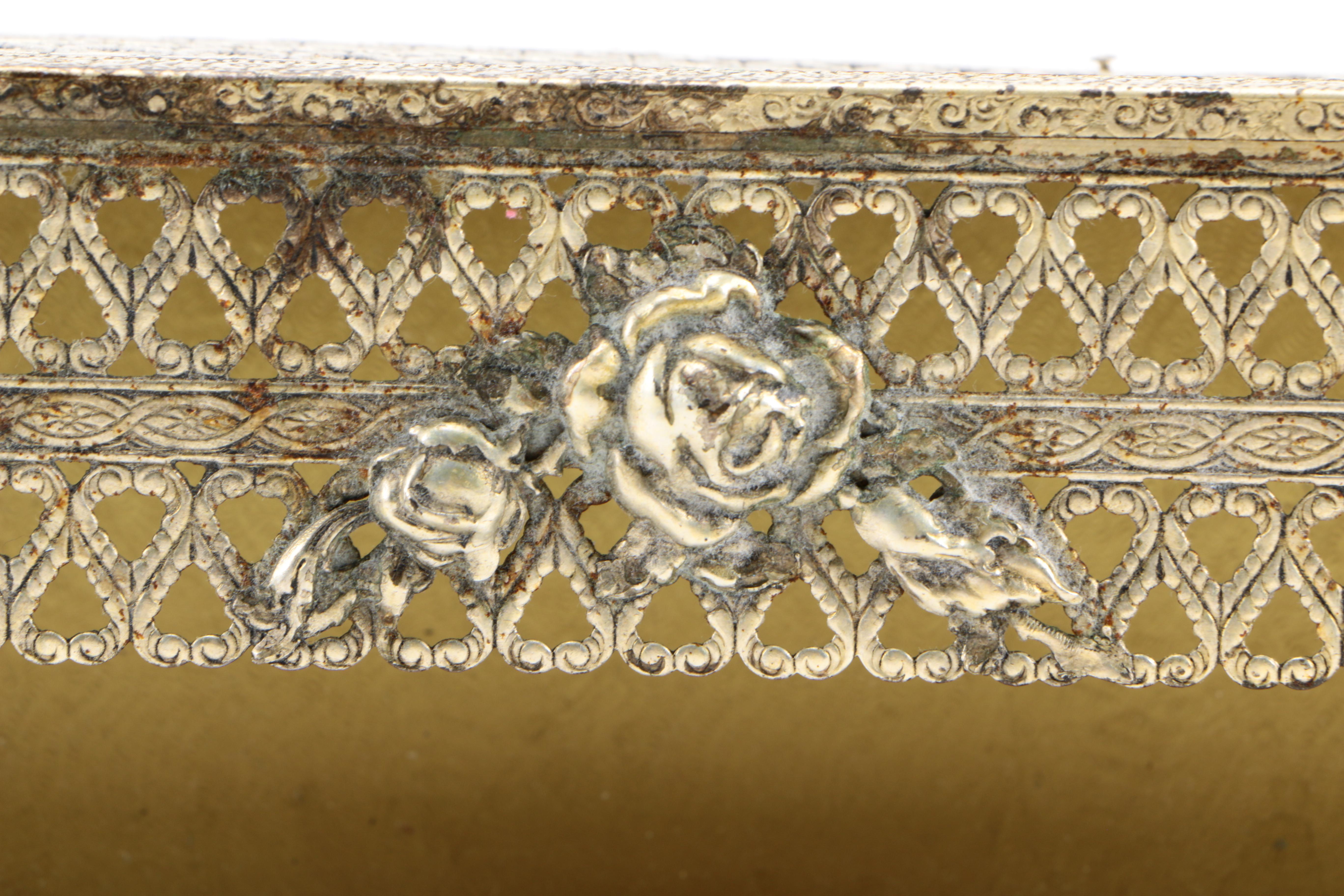 Collection of Vintage Silver Plated Vanity Decor