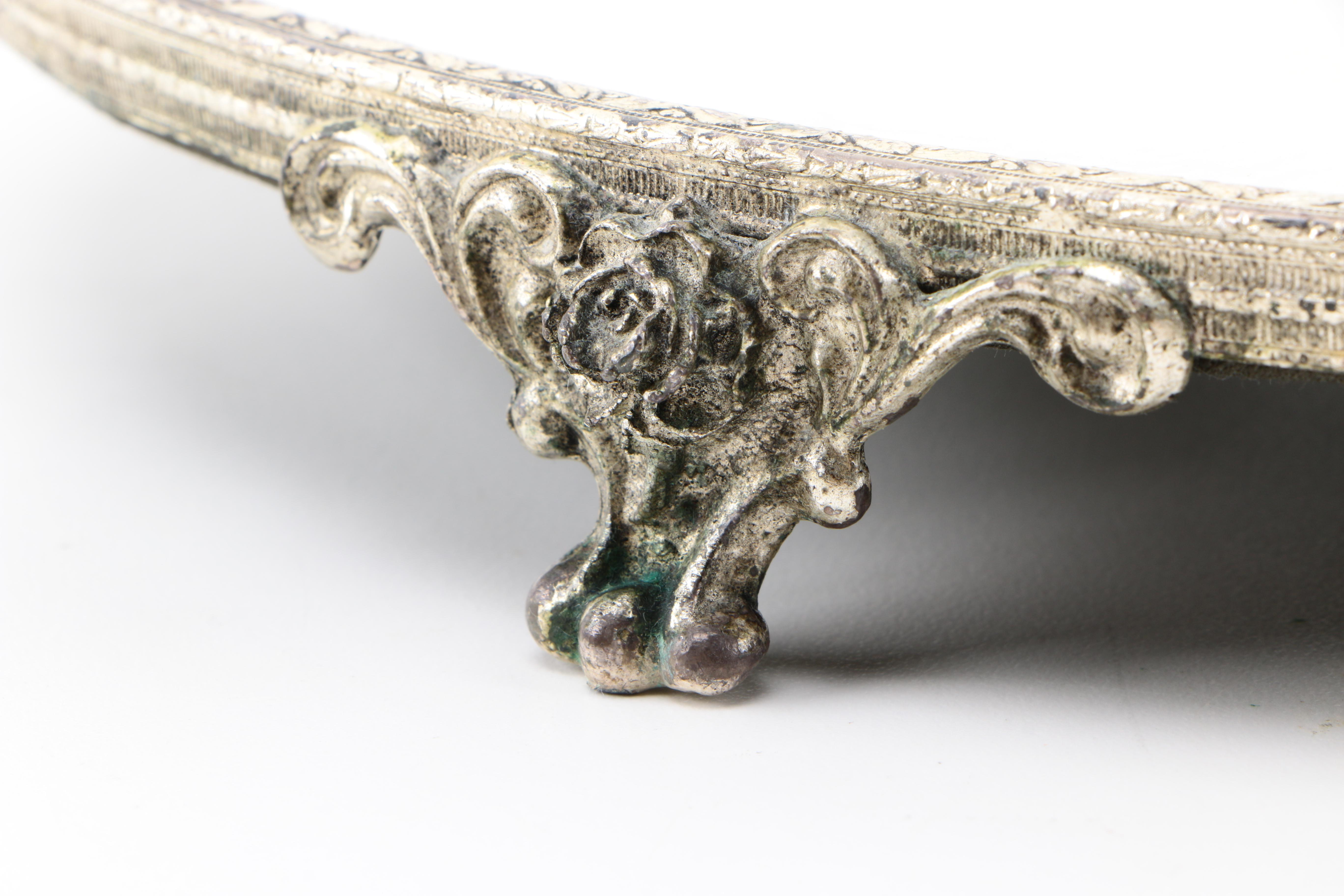 Collection of Vintage Silver Plated Vanity Decor