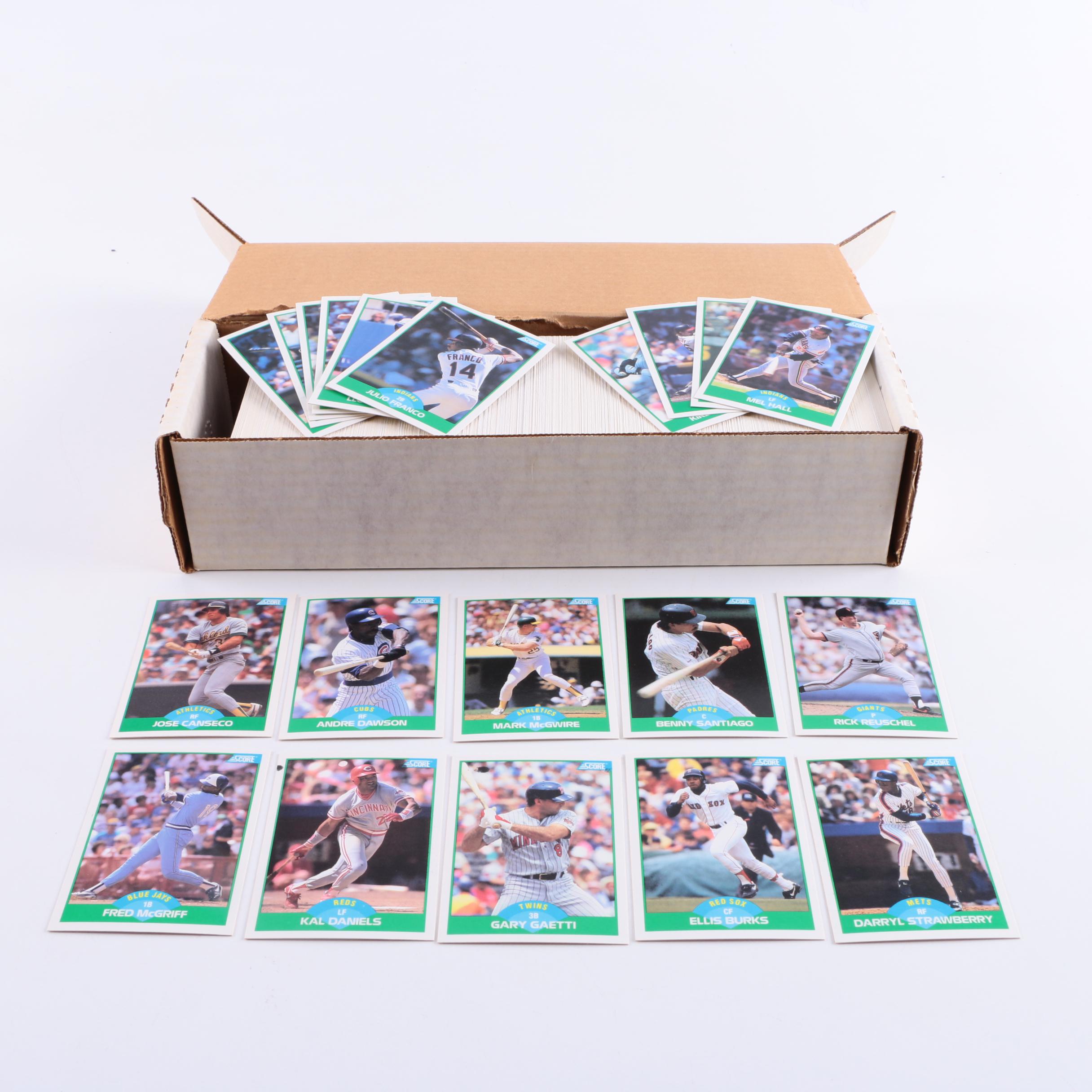 1989 Score Baseball Card Set
