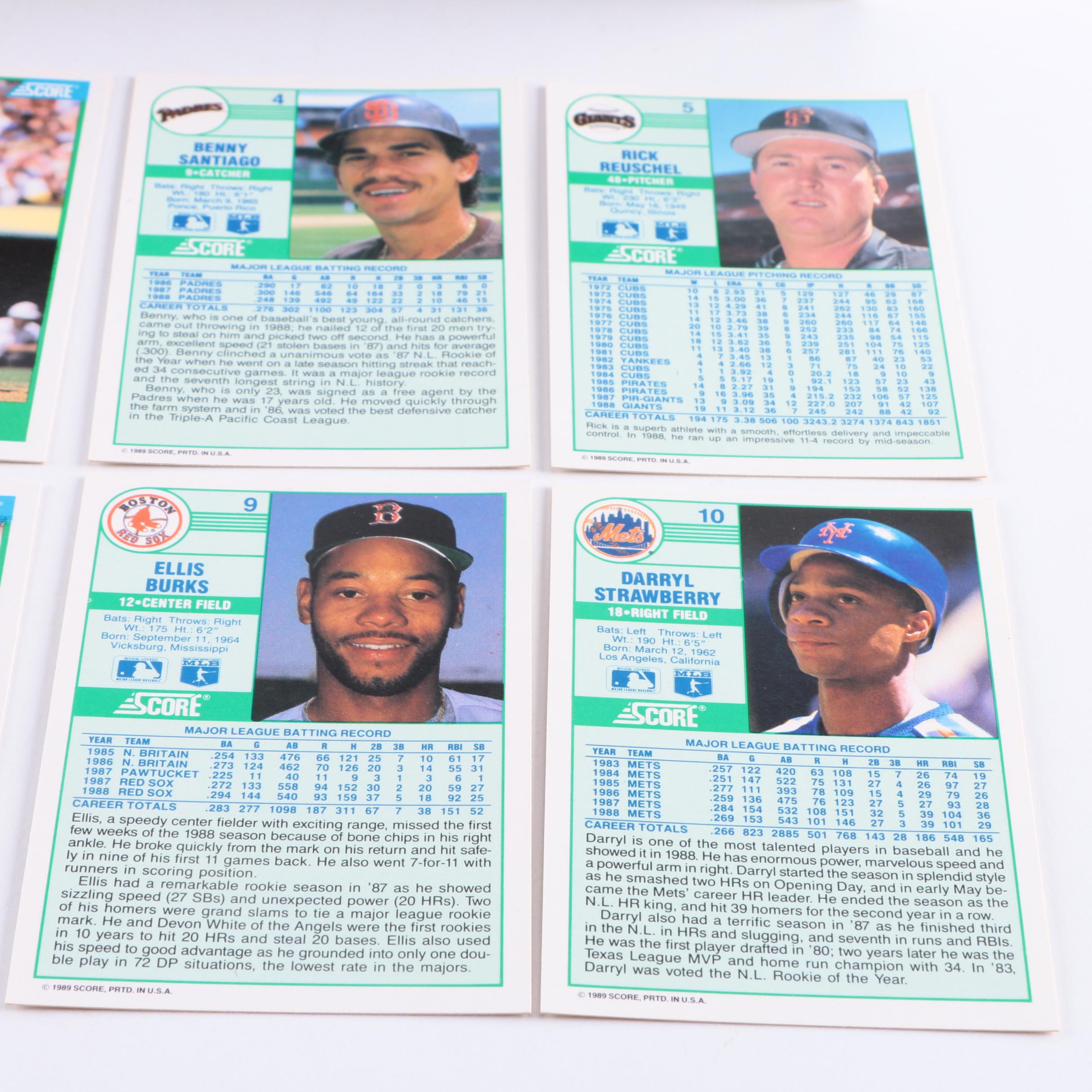 1989 Score Baseball Card Set