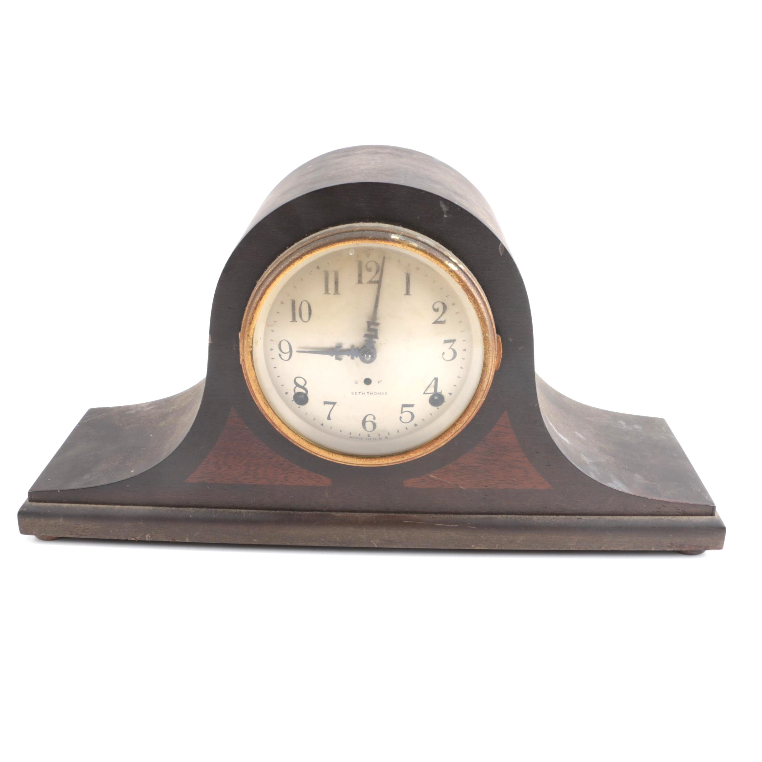 Seth Thomas Tambour Mantel Clock