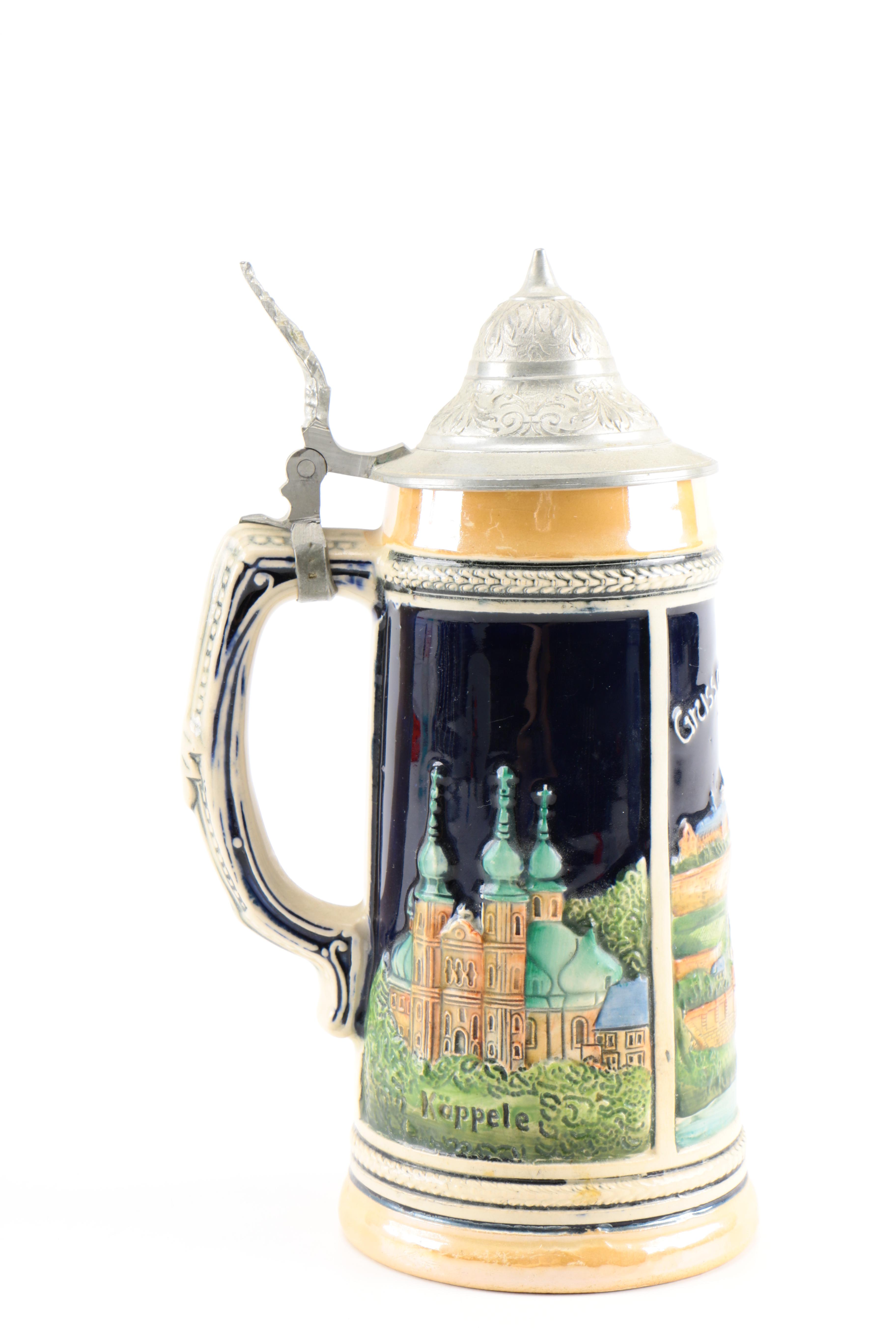 Collection of Vintage Beer Steins