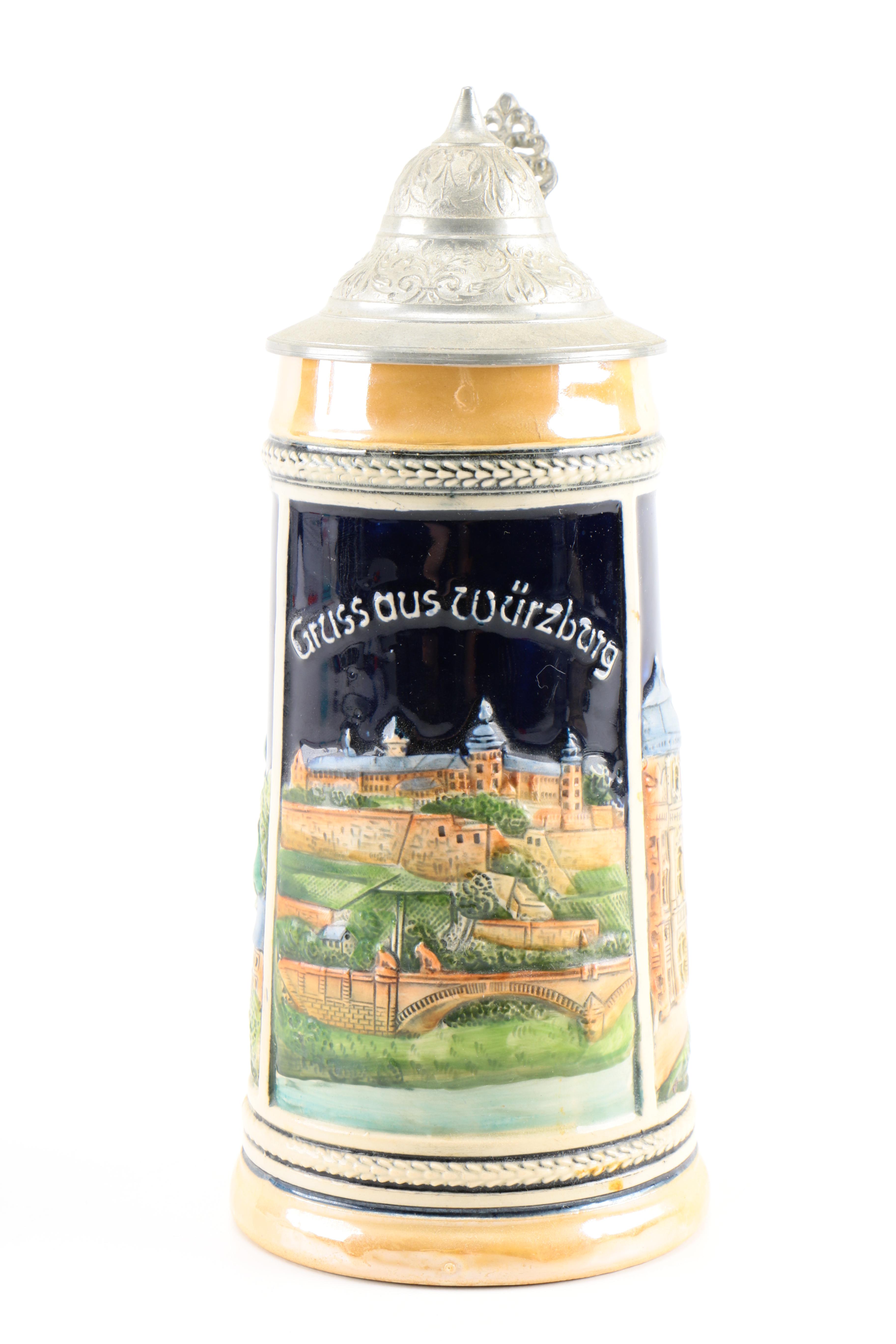 Collection of Vintage Beer Steins