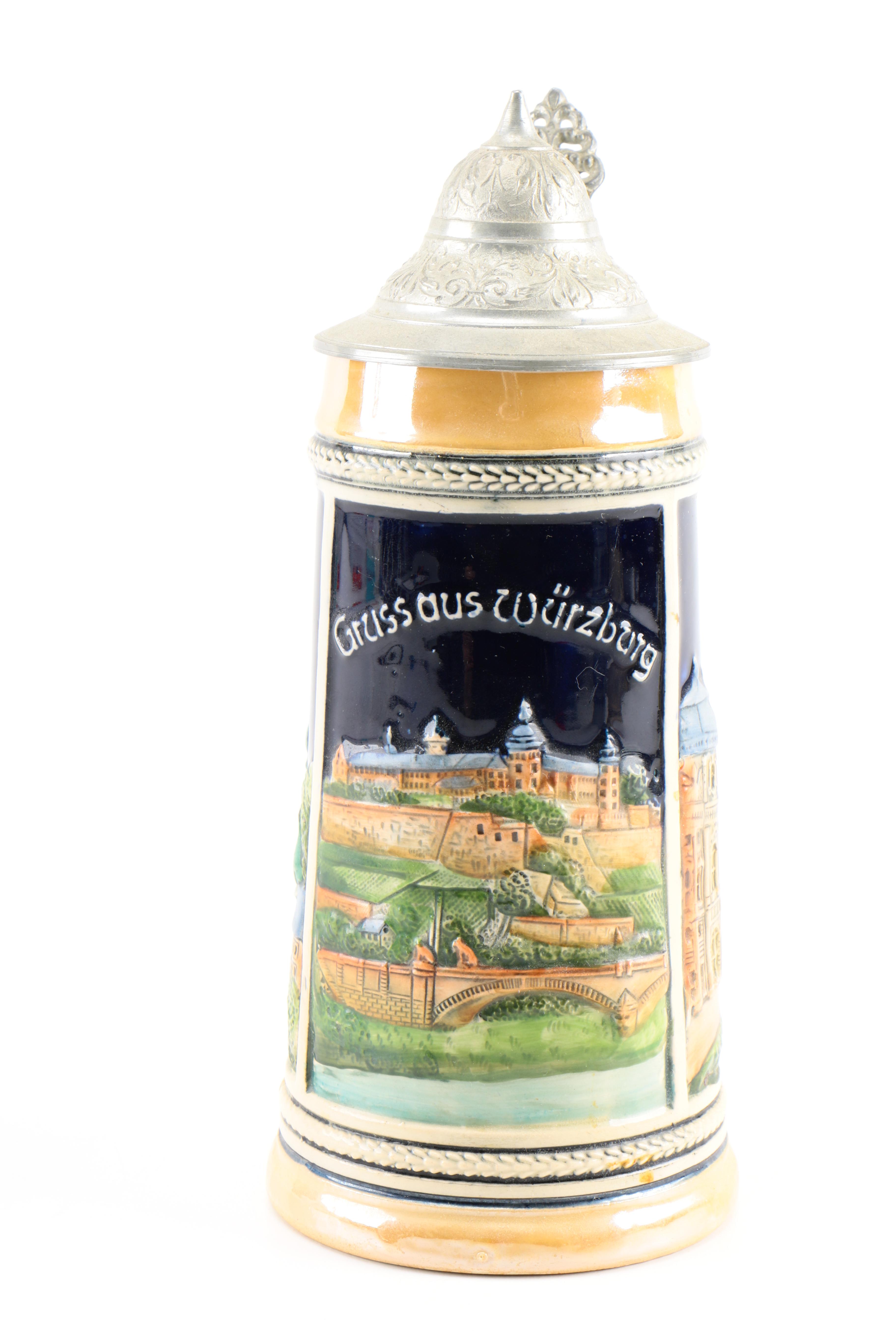 Collection of Vintage Beer Steins