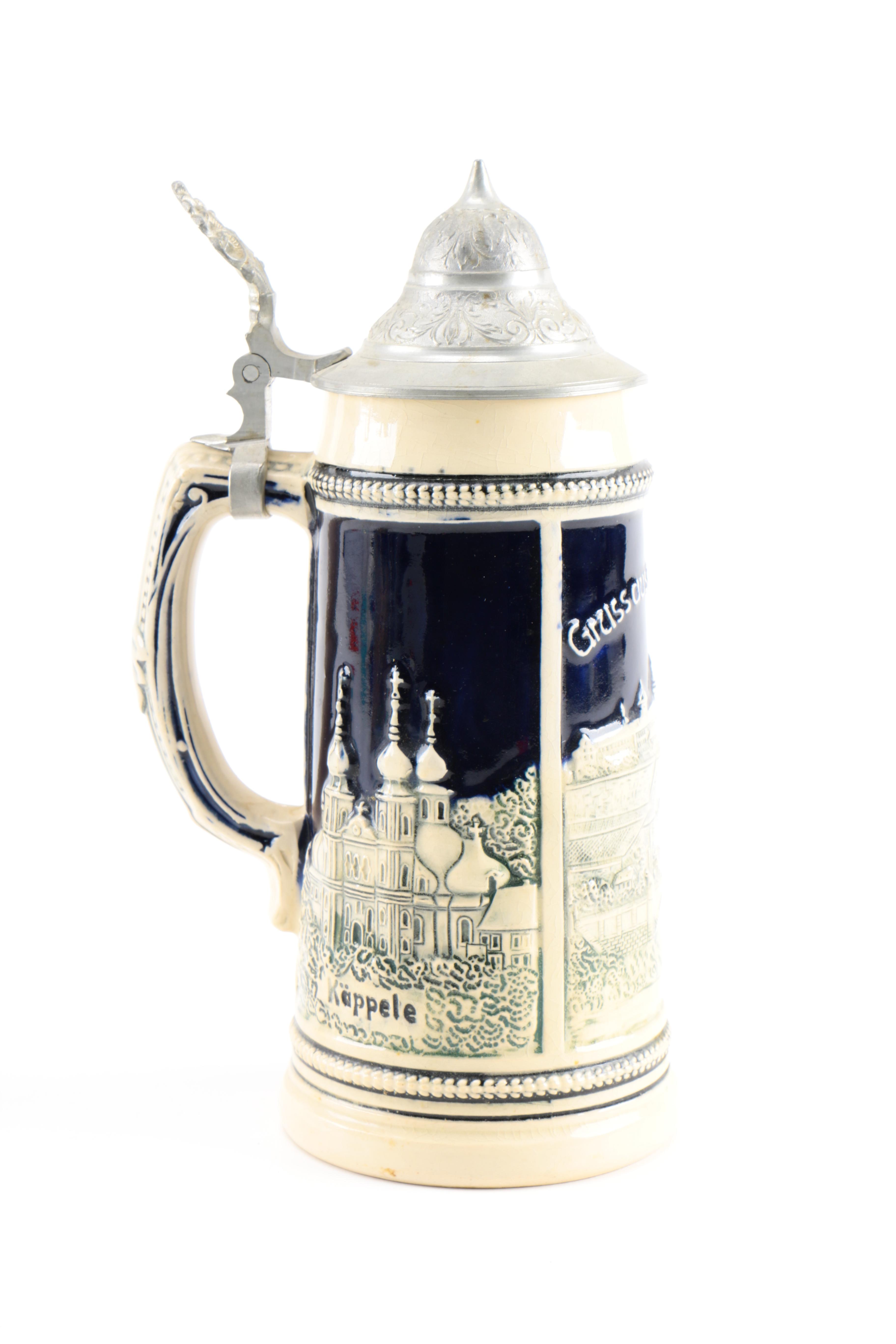 Collection of Vintage Beer Steins